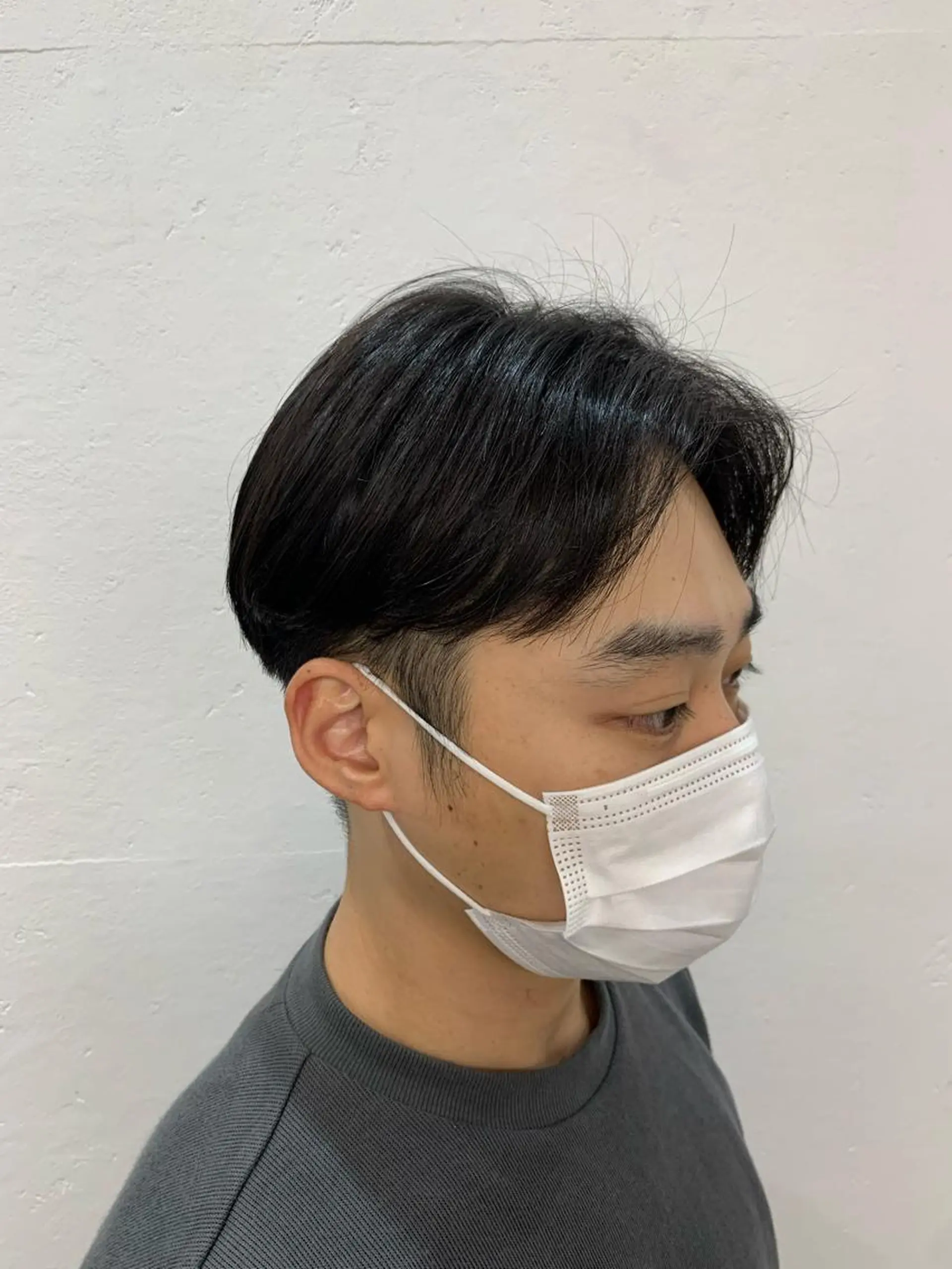 ショート パーマ メンズ グランジヘア 無造作ヘアHYUGAのヘアスタイル