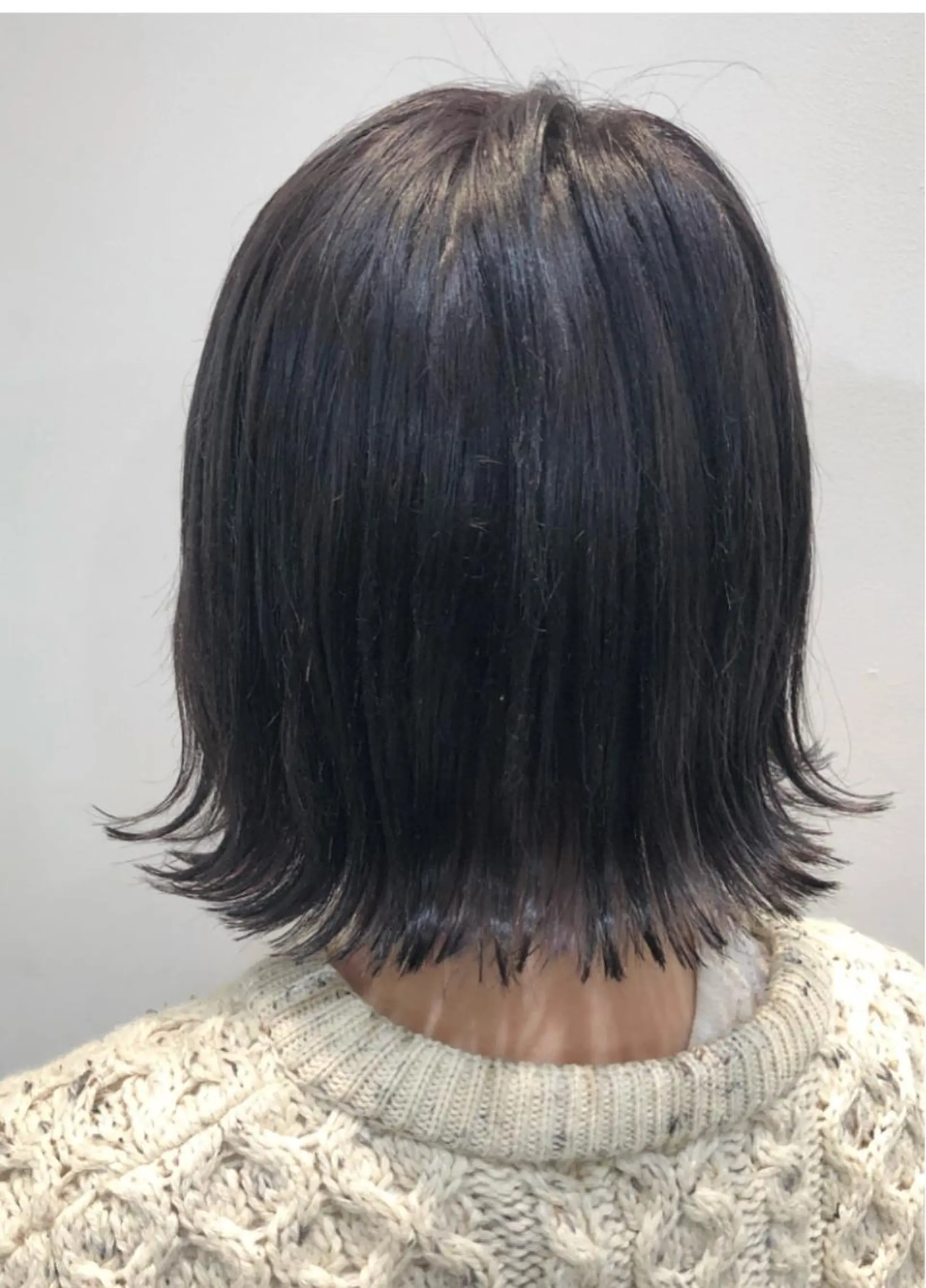 ミディアム カラー ブルーカラー ブルージュ 透明感・艶カラー/ 坂田友梨奈のヘアスタイル