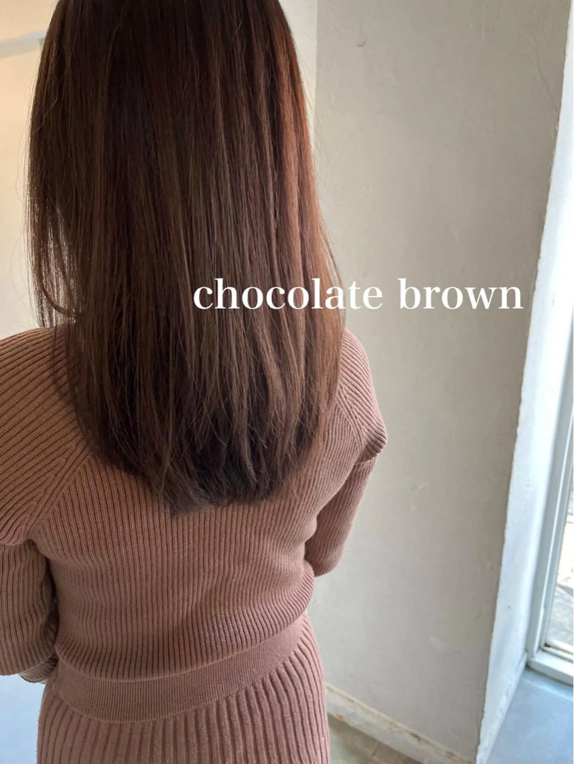 ロング ヘアアレンジ チョコレートブラウン ボブ レイヤーカット ロング 似合わせカット SALOWIN自由が丘所属・ヘッドスパ✨髪質ケア サロン🌿chacoのエステ・リラクイメージ