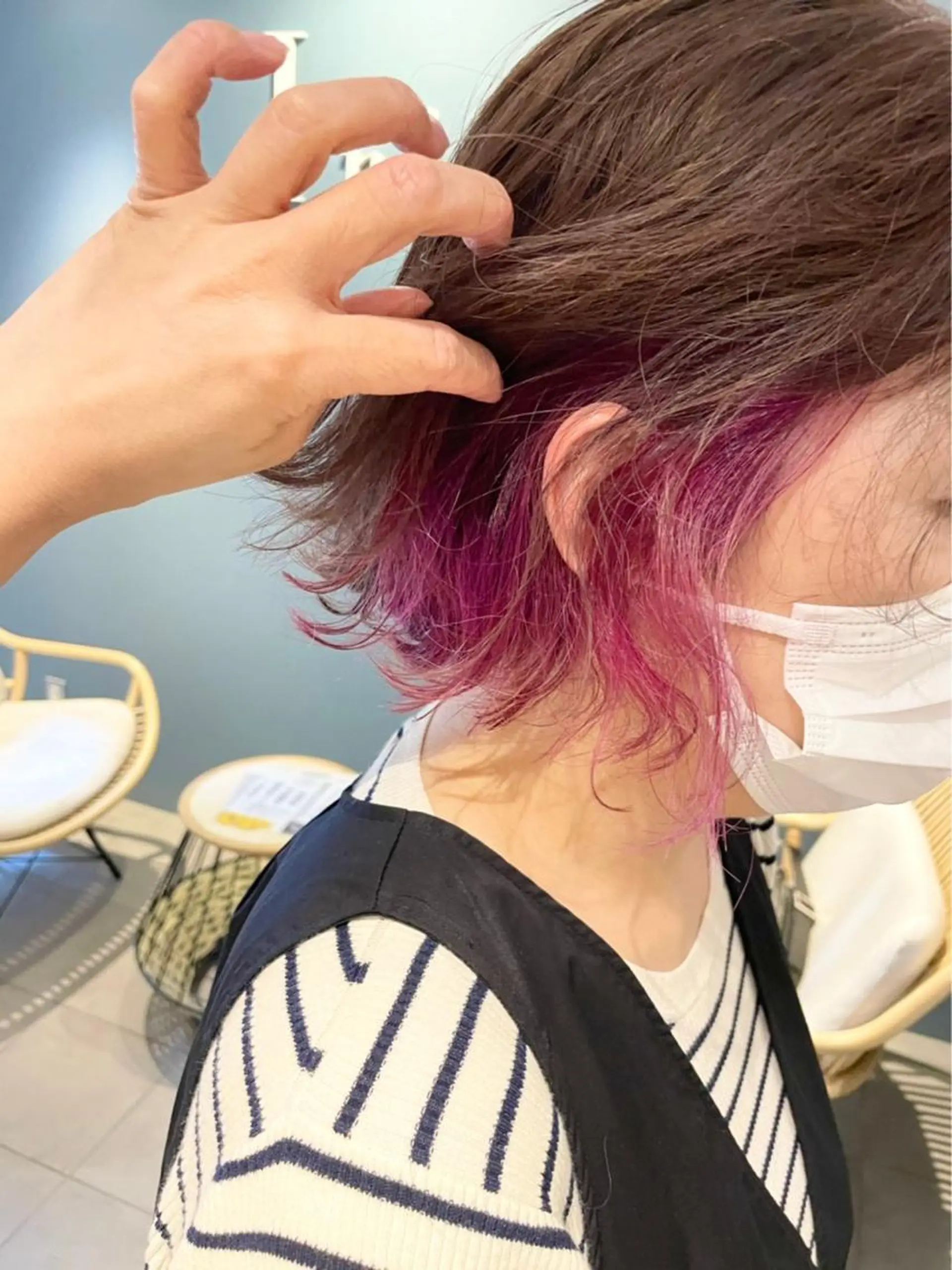 カラー 中尾 俊輔のヘアスタイル