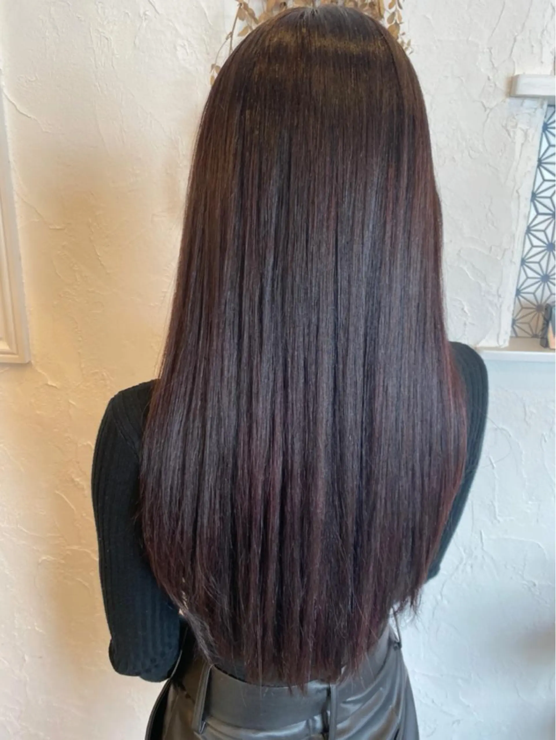 ロング カラー ブラウンカラー バイオレットカラー バイオレットブラウン 美容室 ソンリエのヘアスタイル