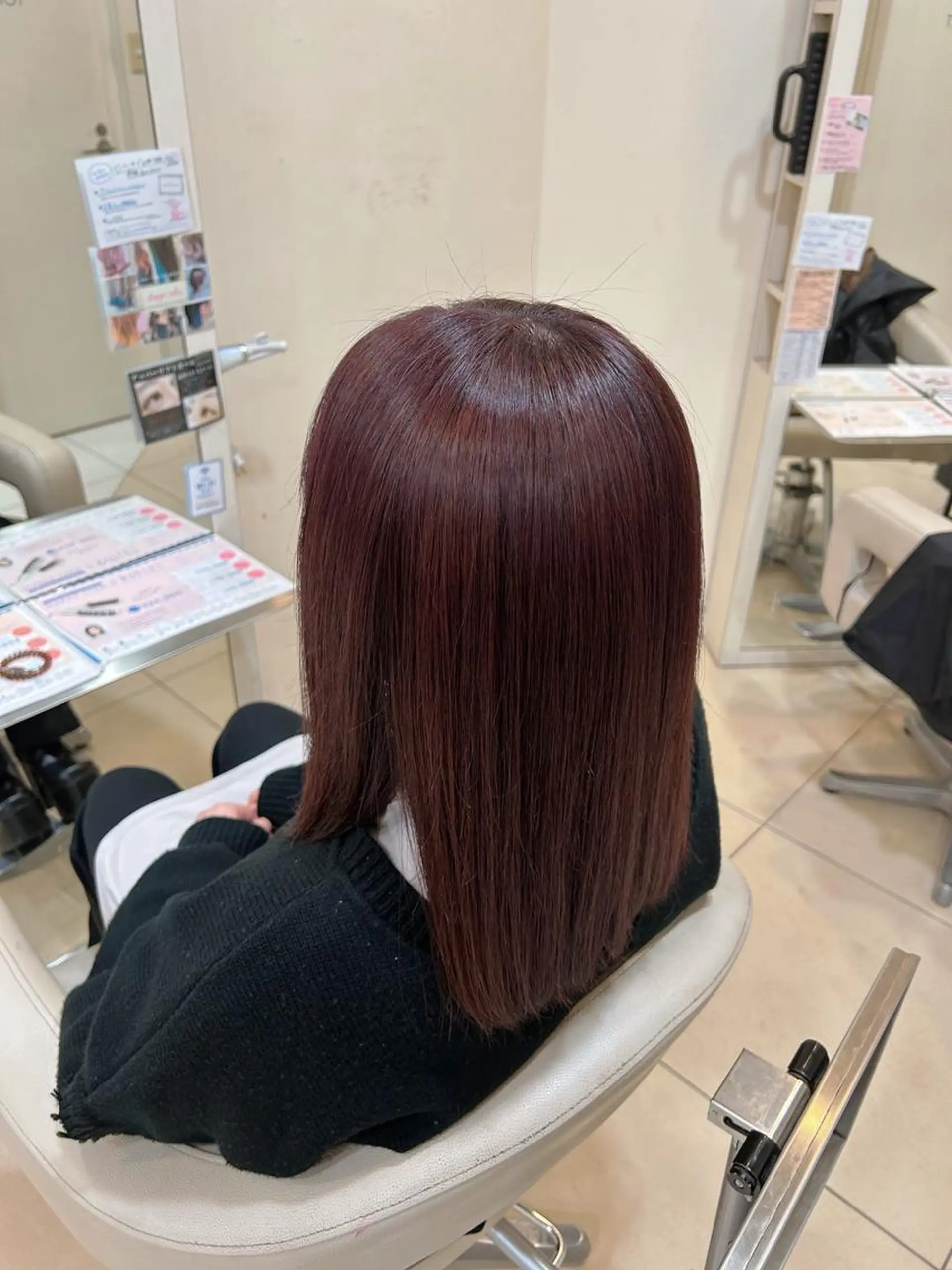 ミディアム カラー ブリーチ nakano amiのヘアスタイル