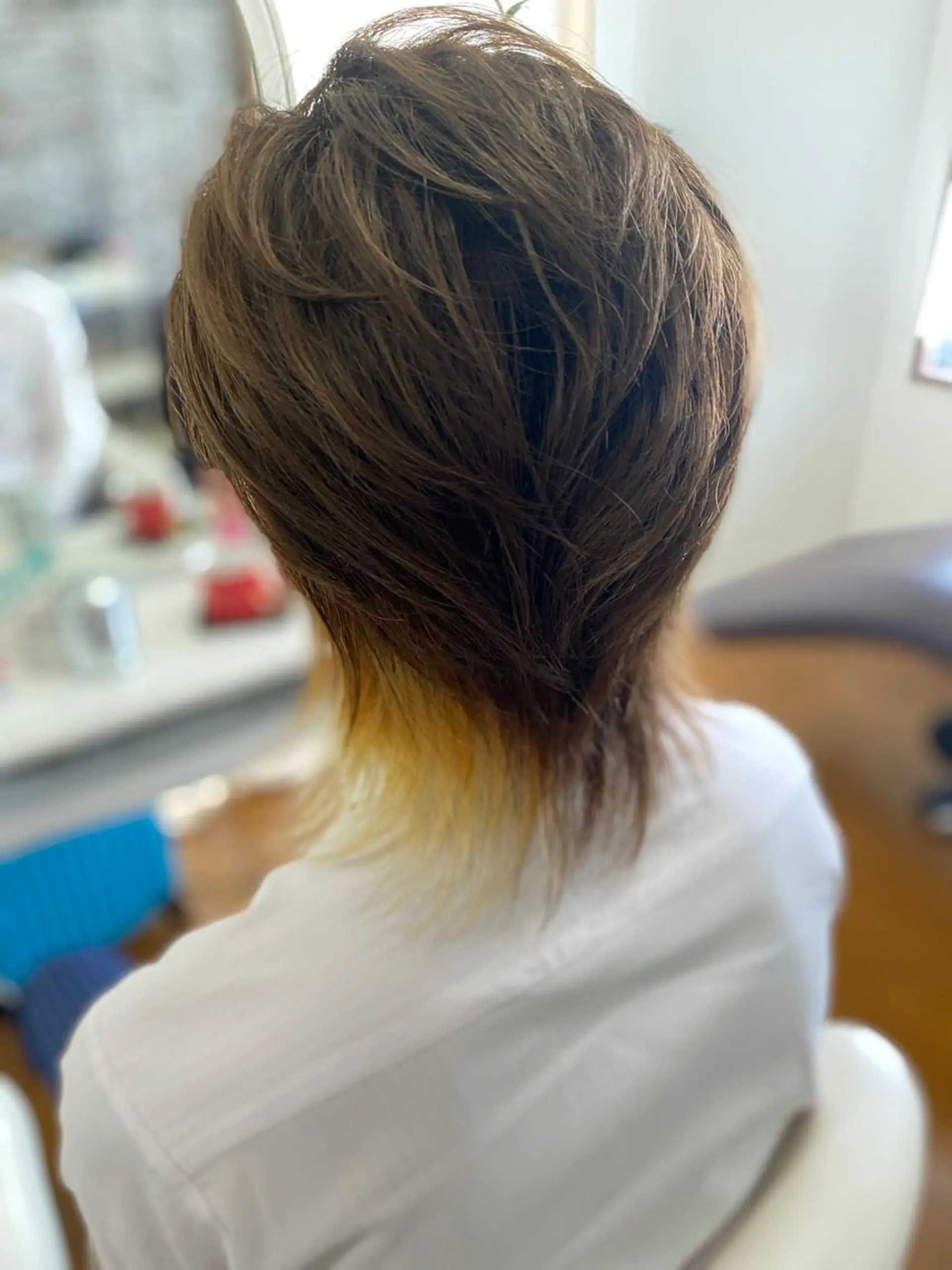 カラー メンズ メンズブリーチ ブリーチ hairmake Sakura松本真理のヘアスタイル