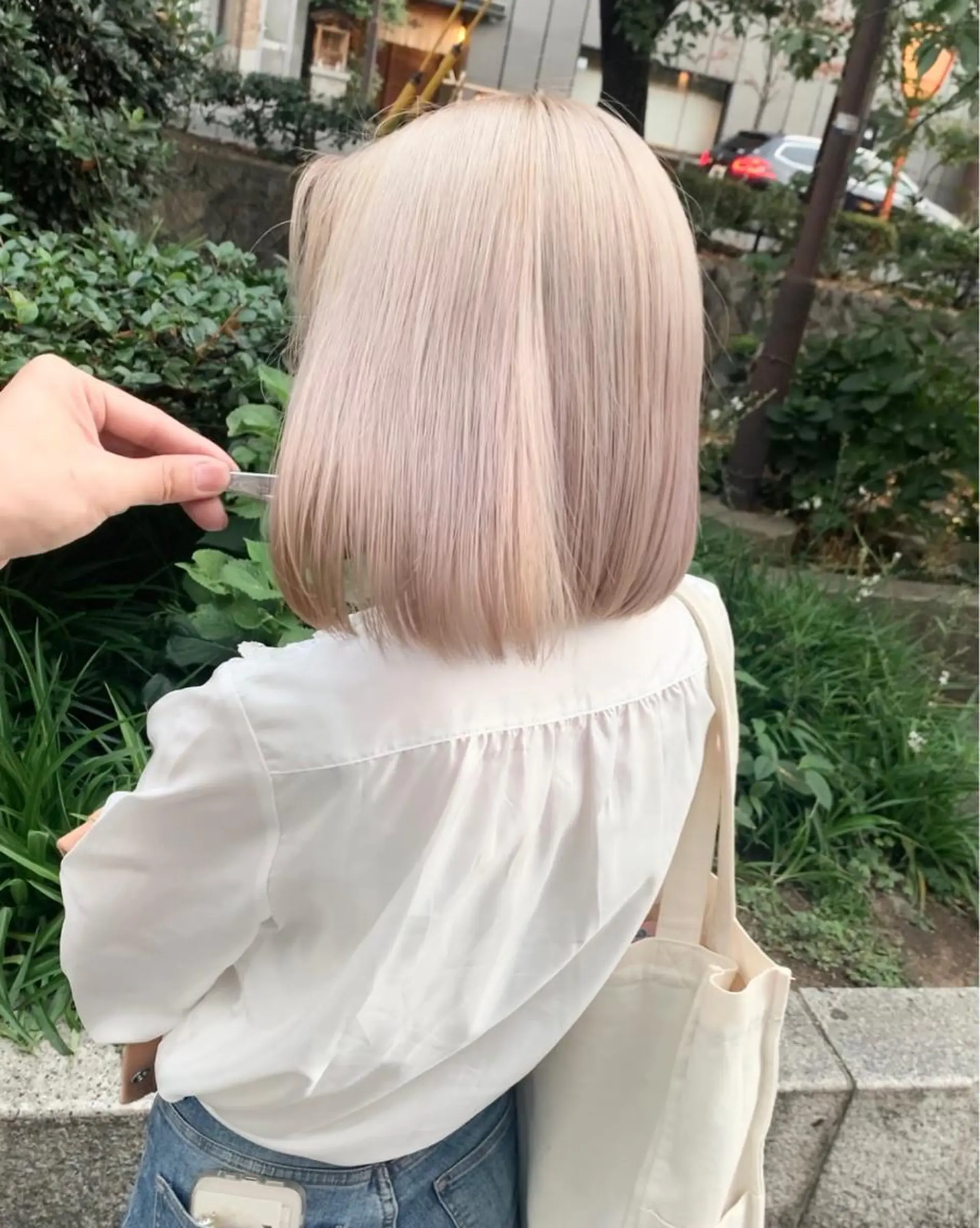 セミロング カット トリートメント Selene hair OSAKAのヘアスタイル