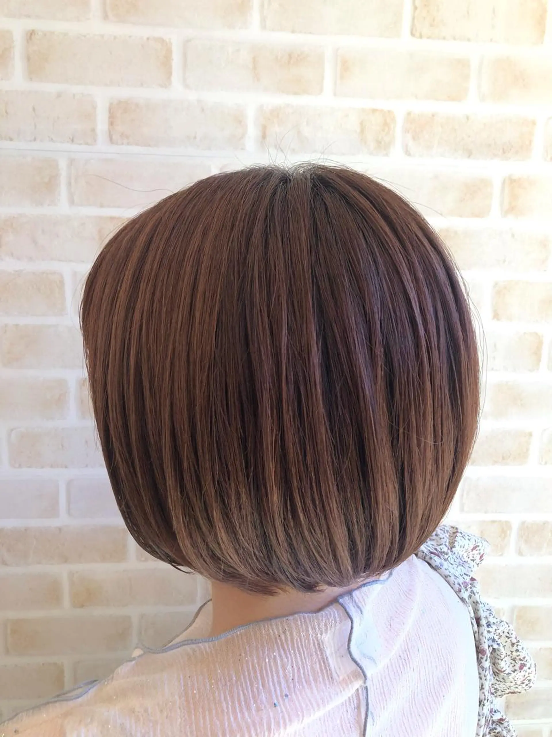 ショート カラー ボブ カット ヘアカラー トリートメント 東中野🥇美容室 FLOW東中野店のヘアスタイル