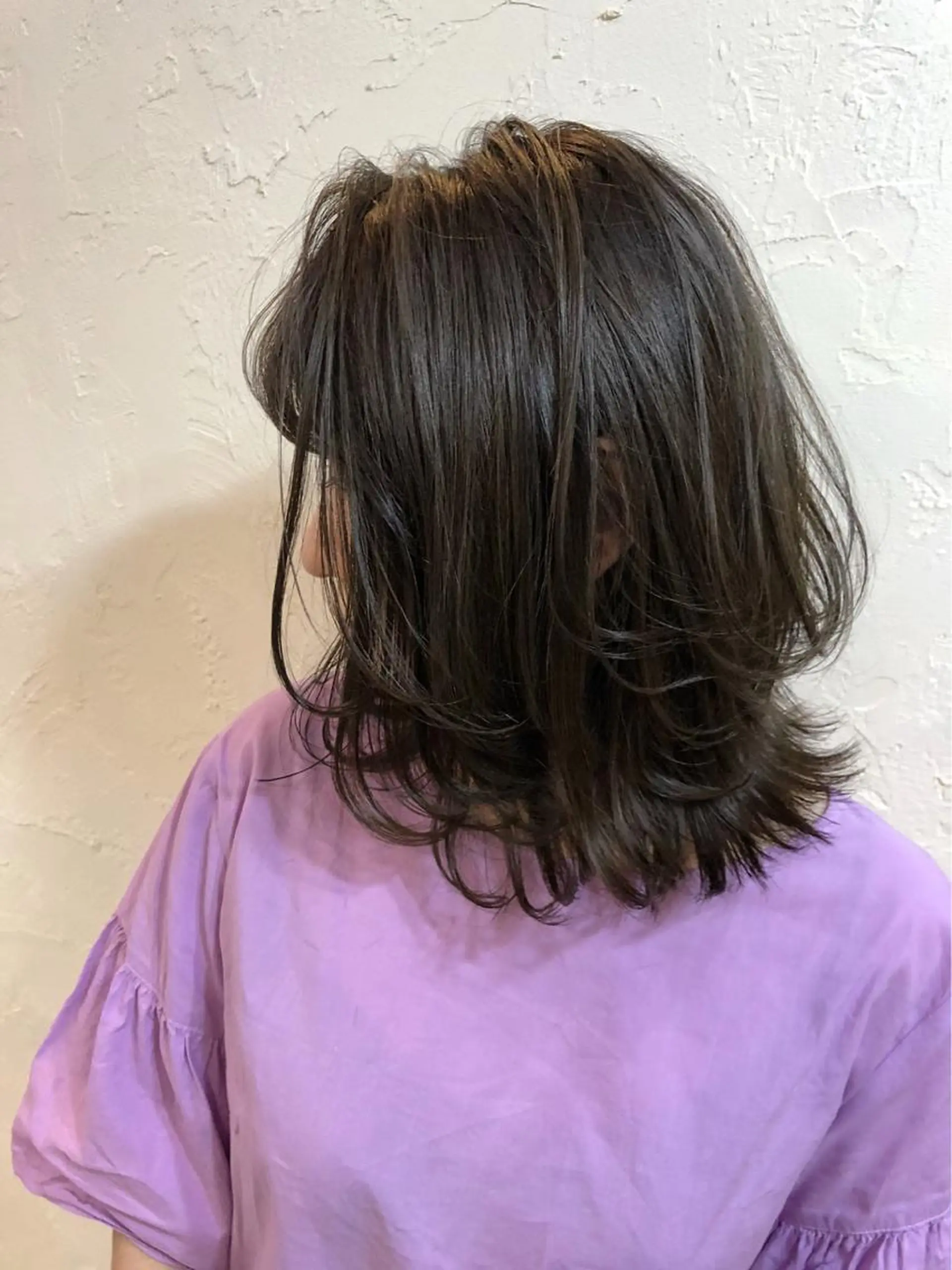 ショート カラー 韓国レイヤー外国人風 透明感カラー髪質改善のヘアスタイル