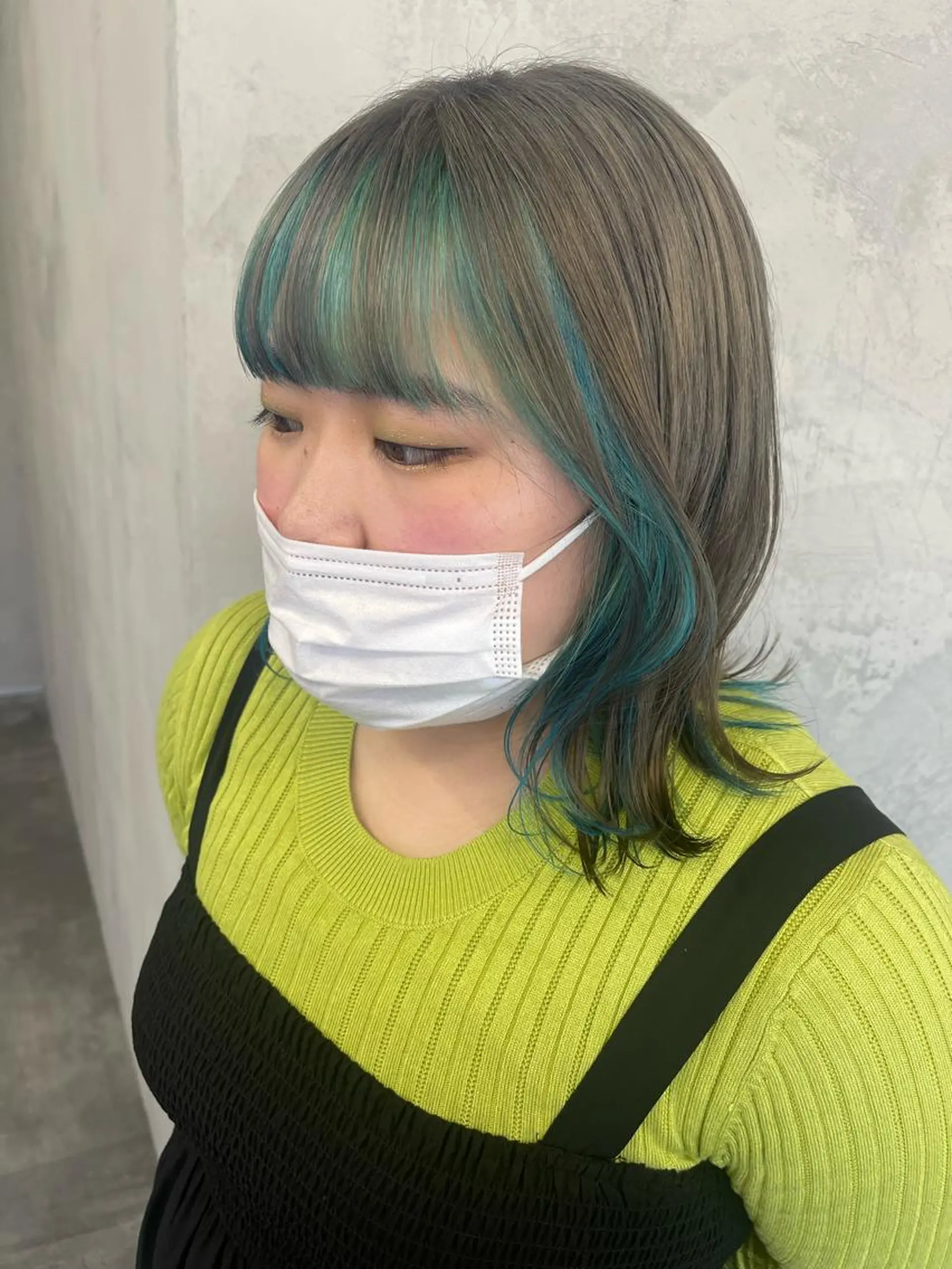 ショート カラー シルバー miyu🎀まつ毛 /耳つぼジュエリーのマツエク・マツパデザイン