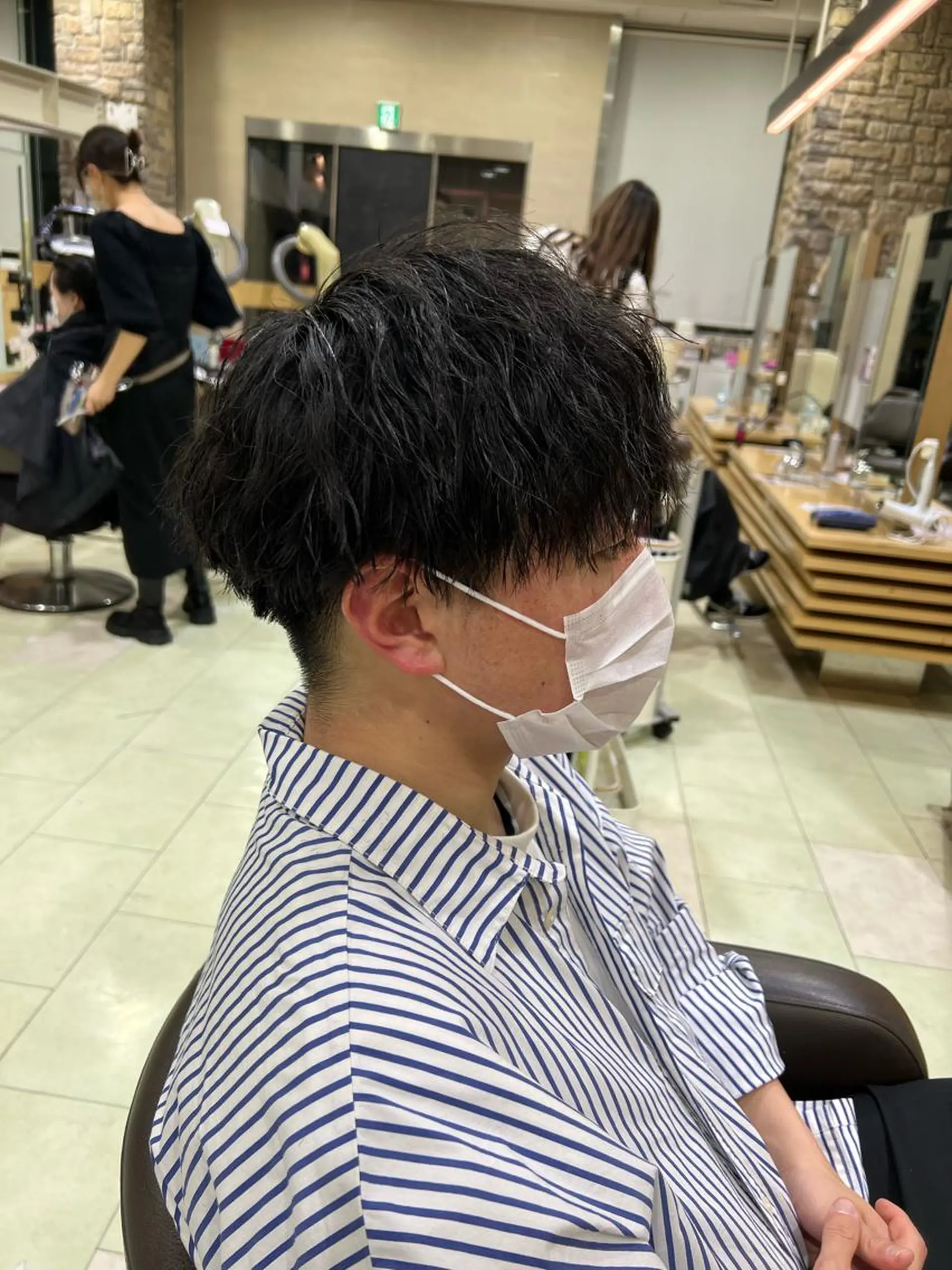 メンズ メンズパーマ カット トリートメント 韓国ヘアダウンパーマ シャドウパーマ/航太のヘアスタイル