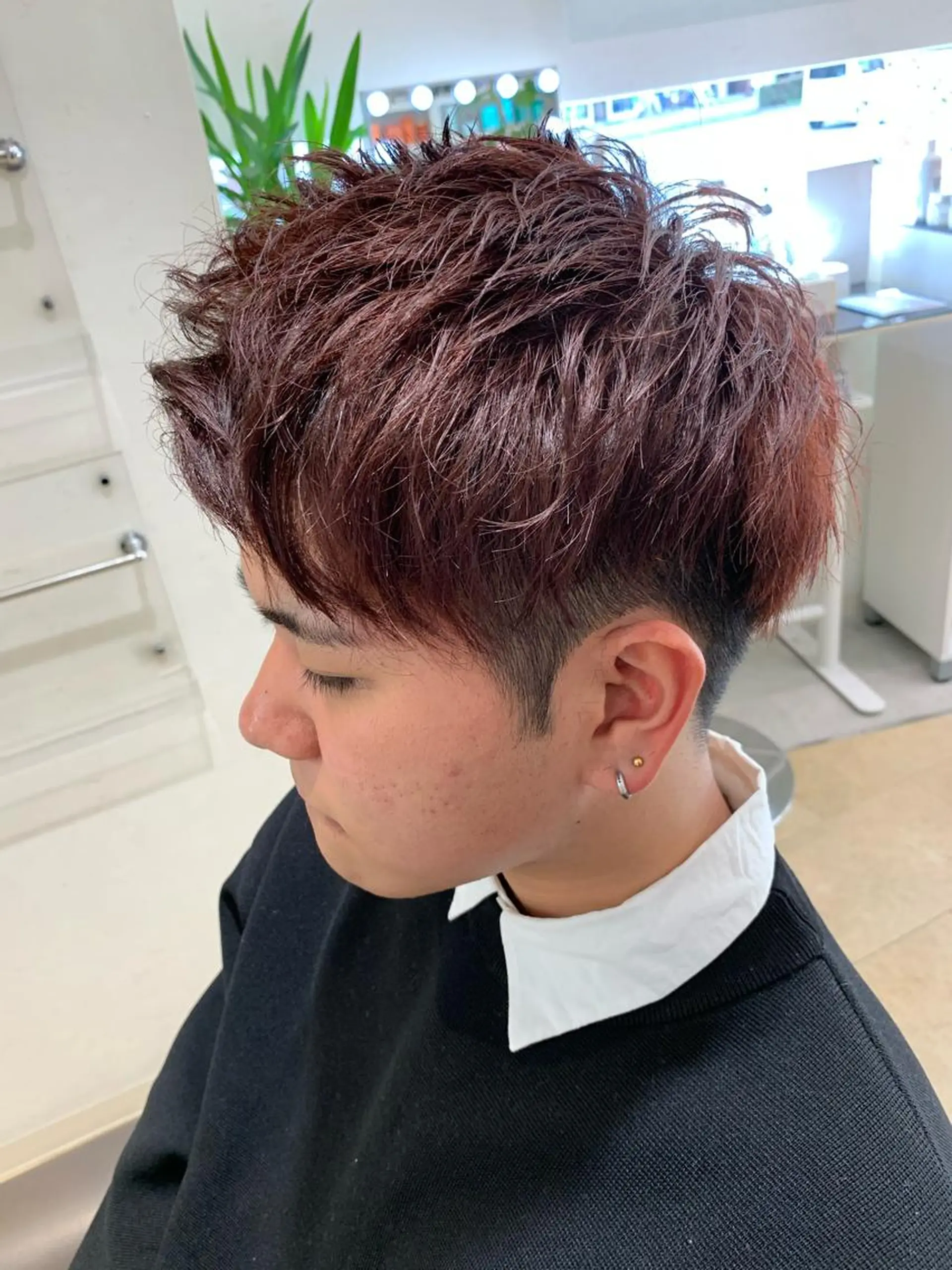 メンズ カット ヘアカラー トリートメント ヘッドスパ 西新/siohair 似合わせ/石尾刻矢のヘアスタイル