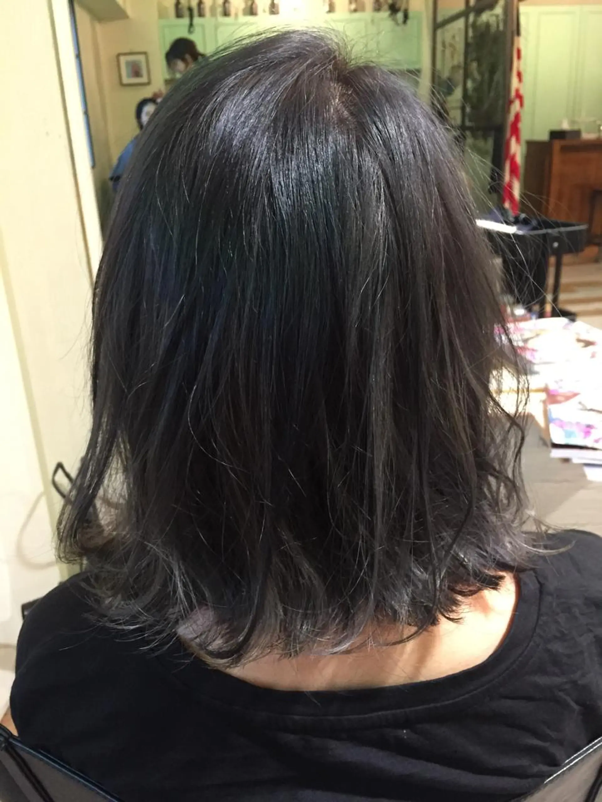 ミディアム カラー ダークグレー ダークグレージュ グレージュ カット ヘアカラー トリートメント ヘッドスパ TOPstylist ✂️フセケイタ✂️のヘアスタイル