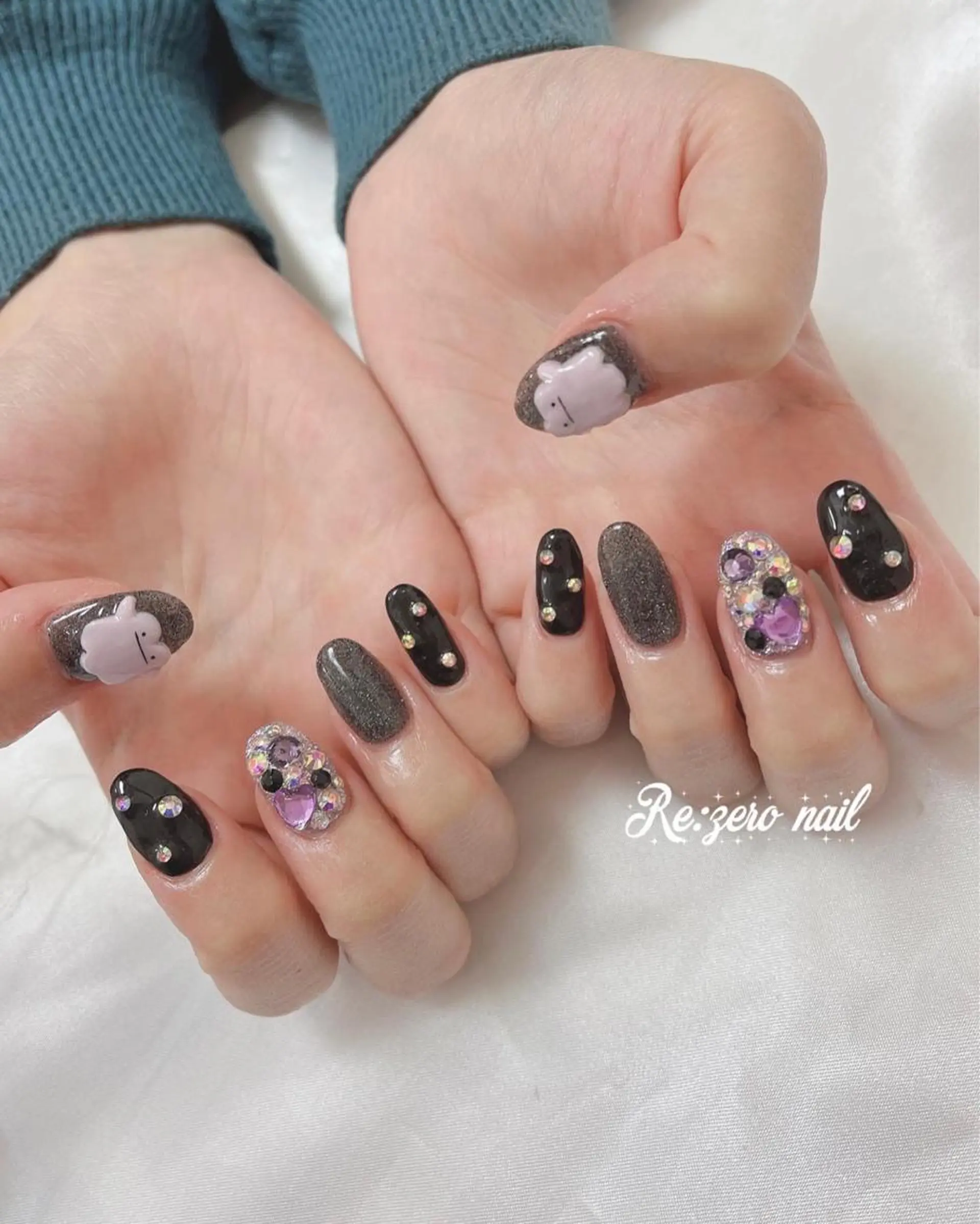 ネイル フラッシュネイル ハンドネイル Re:∅ nail /HIRAMOTOのネイルデザイン