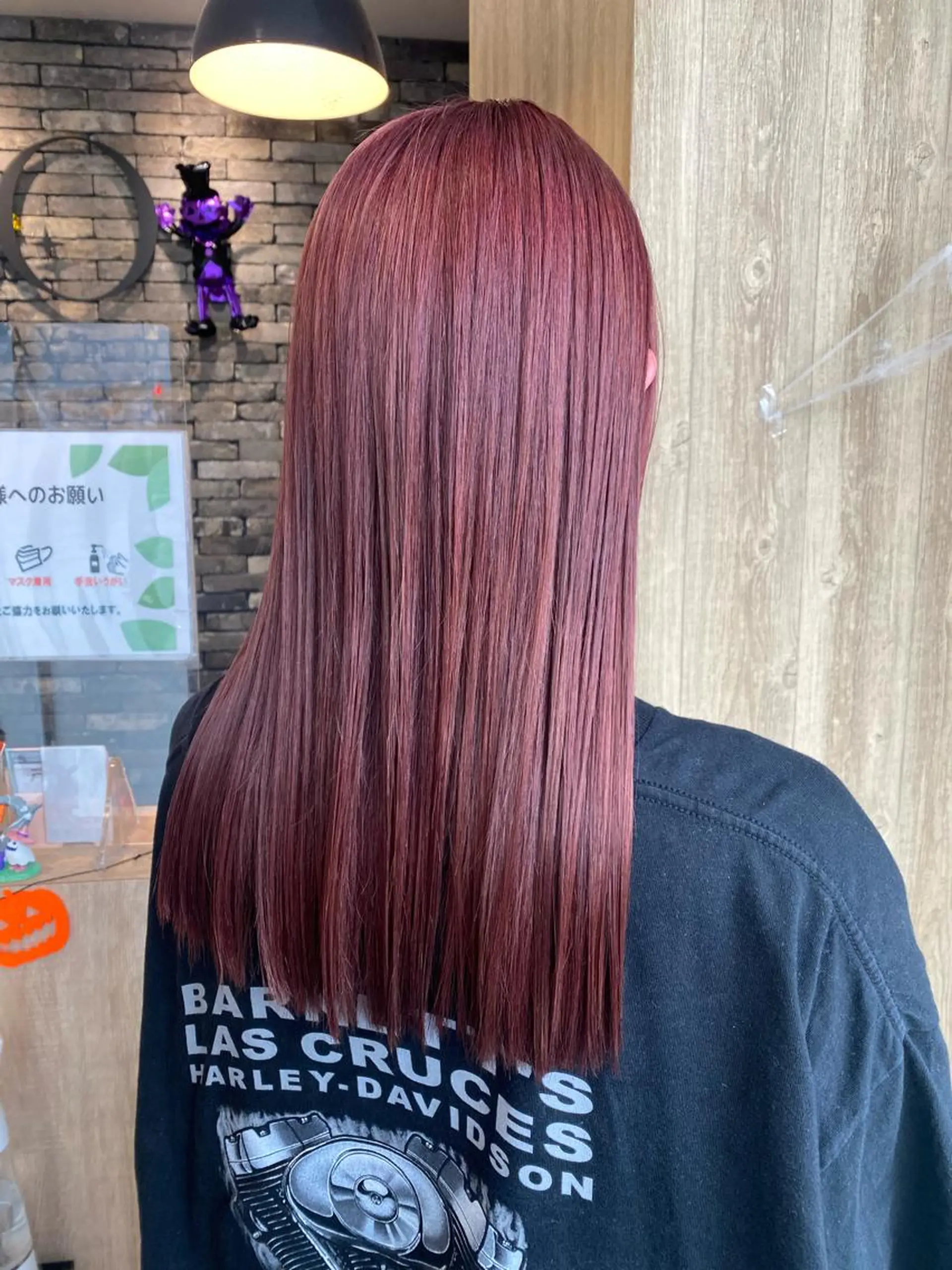 ロング ヘアカラー 山口 明日花のヘアスタイル
