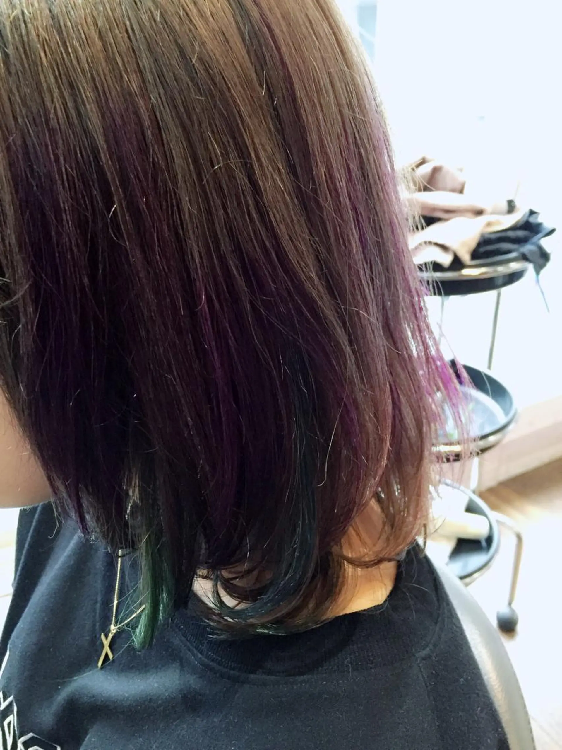 ミディアム セミロング カラー 原宿サロン代表 デザインカラー伊藤卓のヘアスタイル