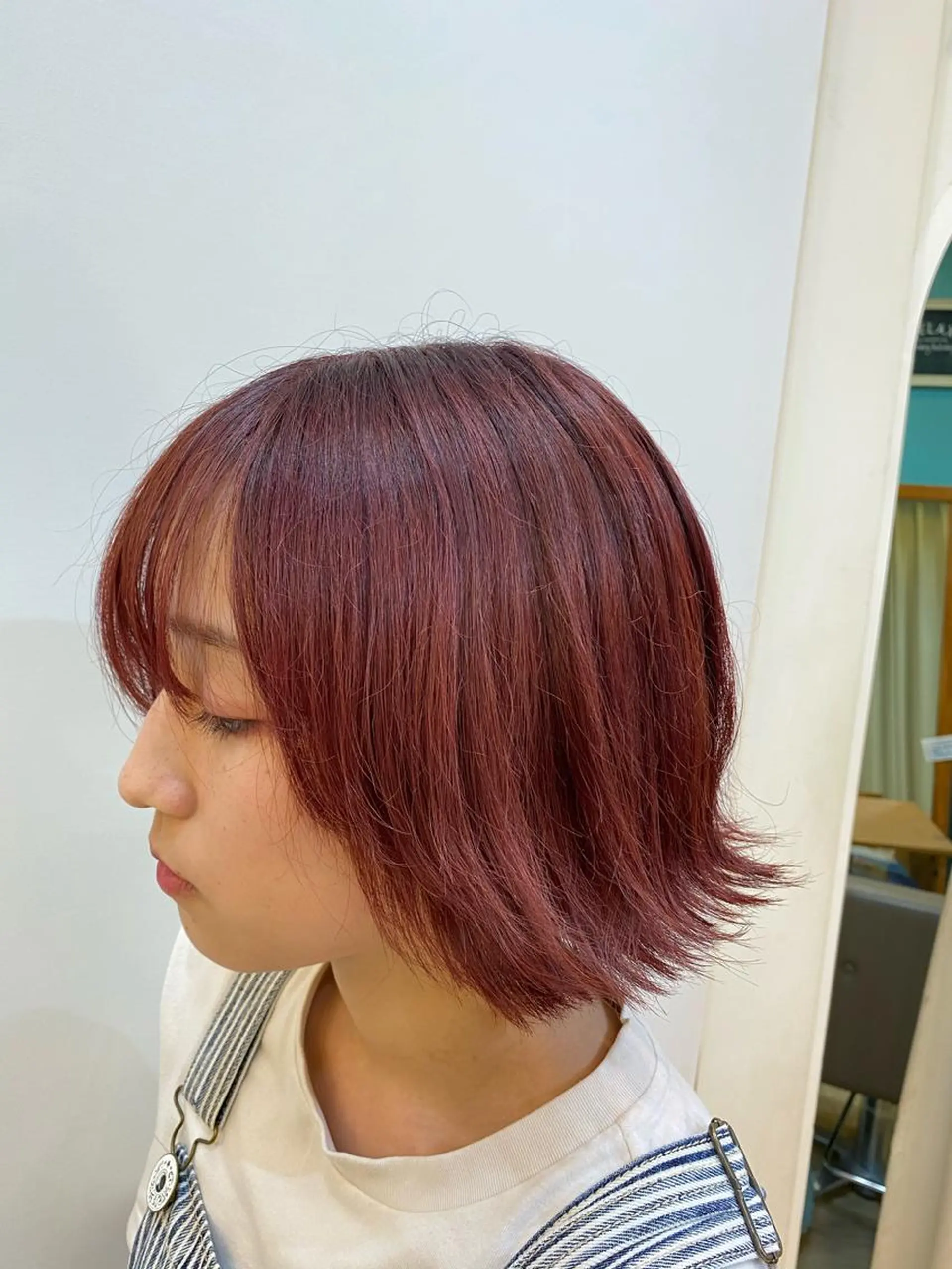 カラー レッドカラー ベストヘアー上本郷所属・黒川 奨のヘアスタイル