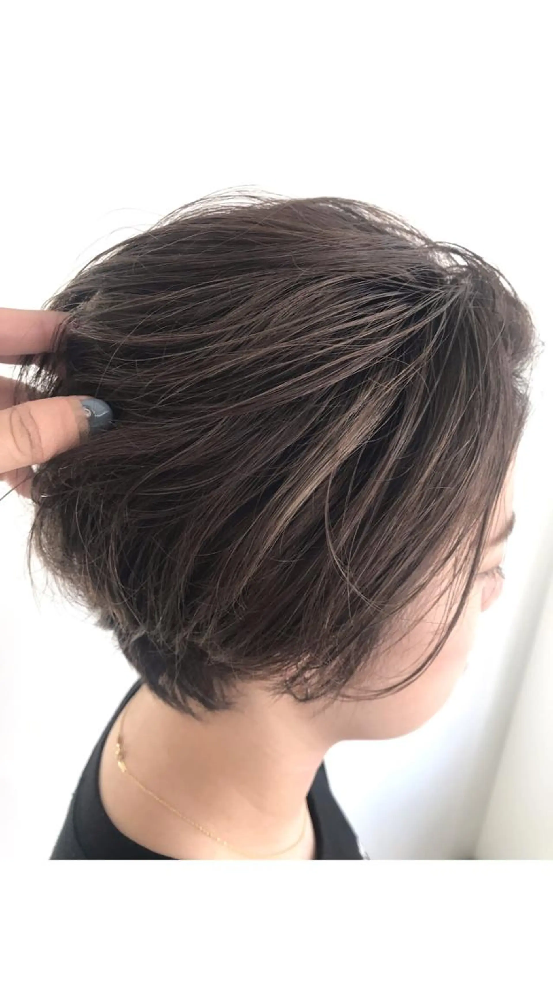 ショート カラー ヘアアレンジ GRAND OMOTESANDOのヘアスタイル