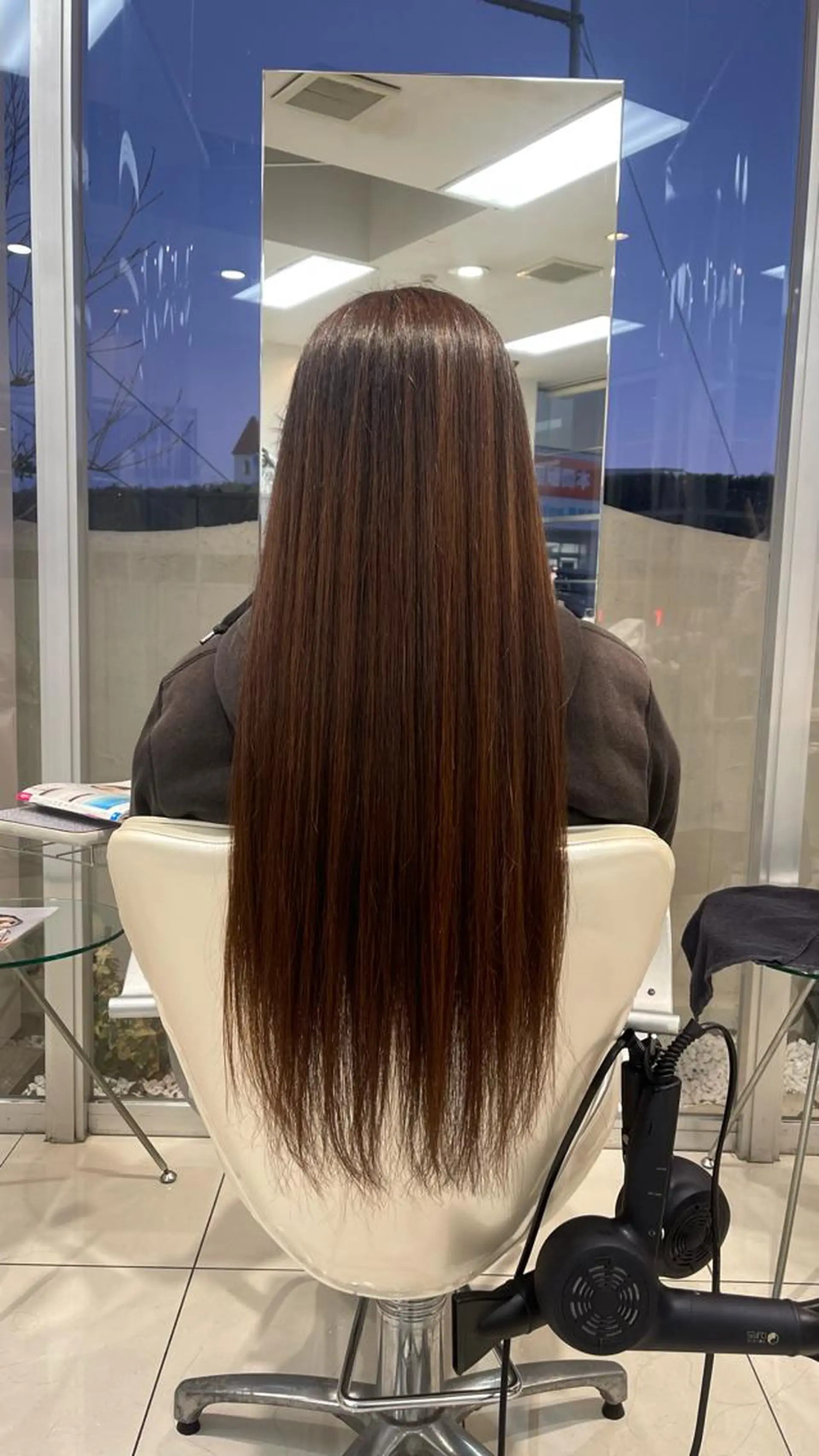 ロング ロング 縮毛矯正 トリートメント FORTE MiLA 新居尚志のヘアスタイル