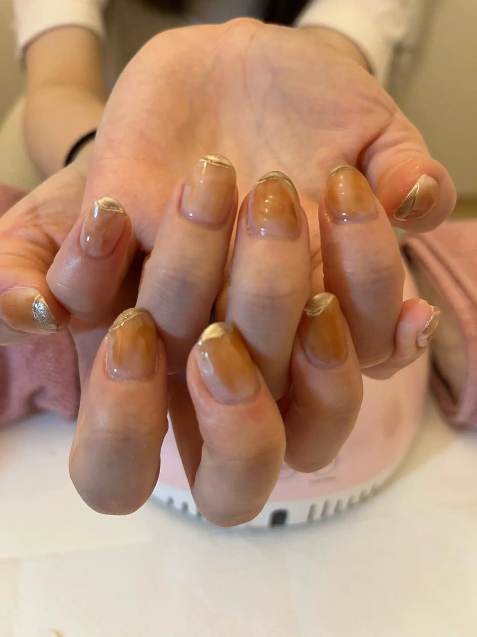 ネイル 持ち込み ニュアンスネイル ネイルサロン ショコラのネイルデザイン