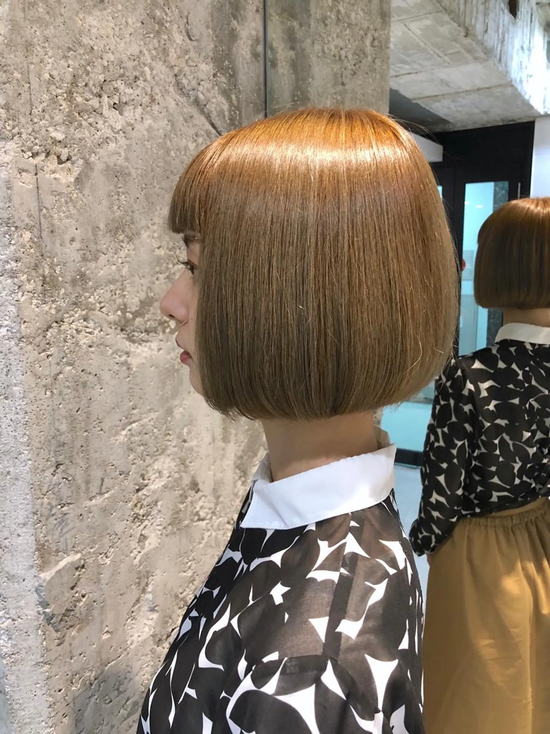 ショート ボブ 髪質改善・縮毛矯正専門店 sisi銀座所属・縮毛矯正セミナー講師 ヨコモリユウキのヘアスタイル