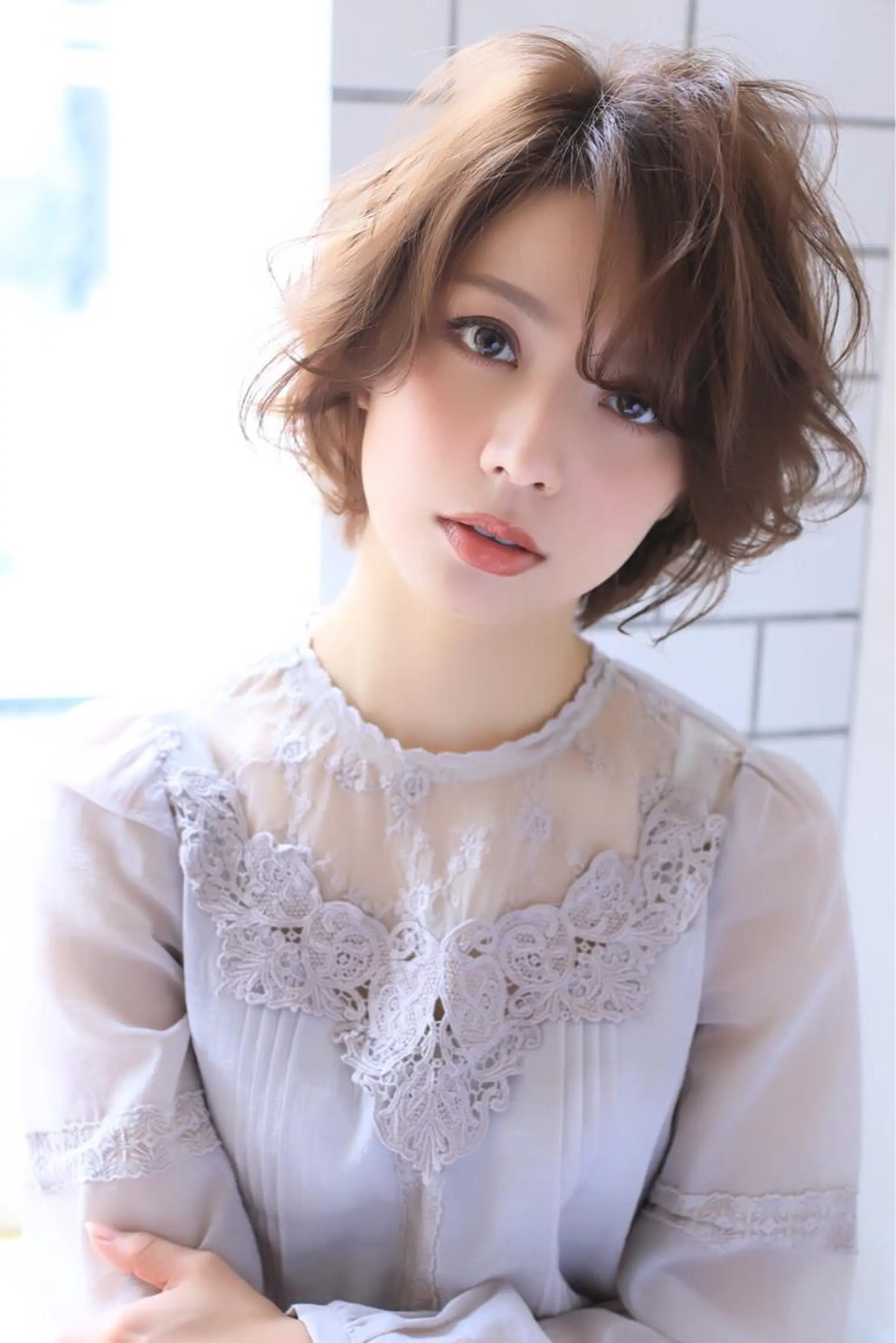 ショート カラー カット ヘアカラー ☆ハイトーン口コミ◎ WiLL/京橋のヘアスタイル
