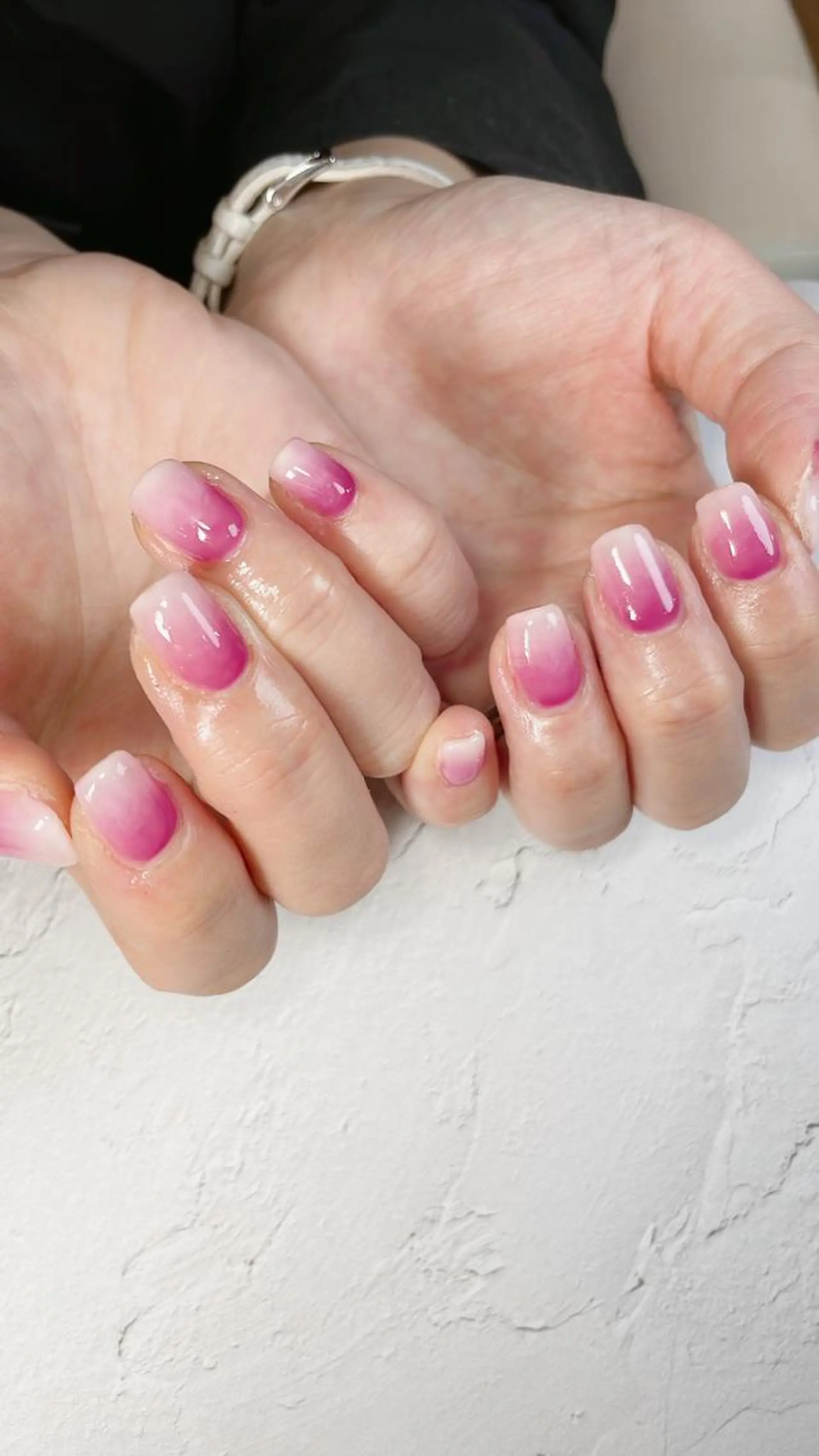 ネイル アートネイル ジェルネイル グラデーション 春ネイル LaLa Peach 福岡のマツエク・マツパデザイン