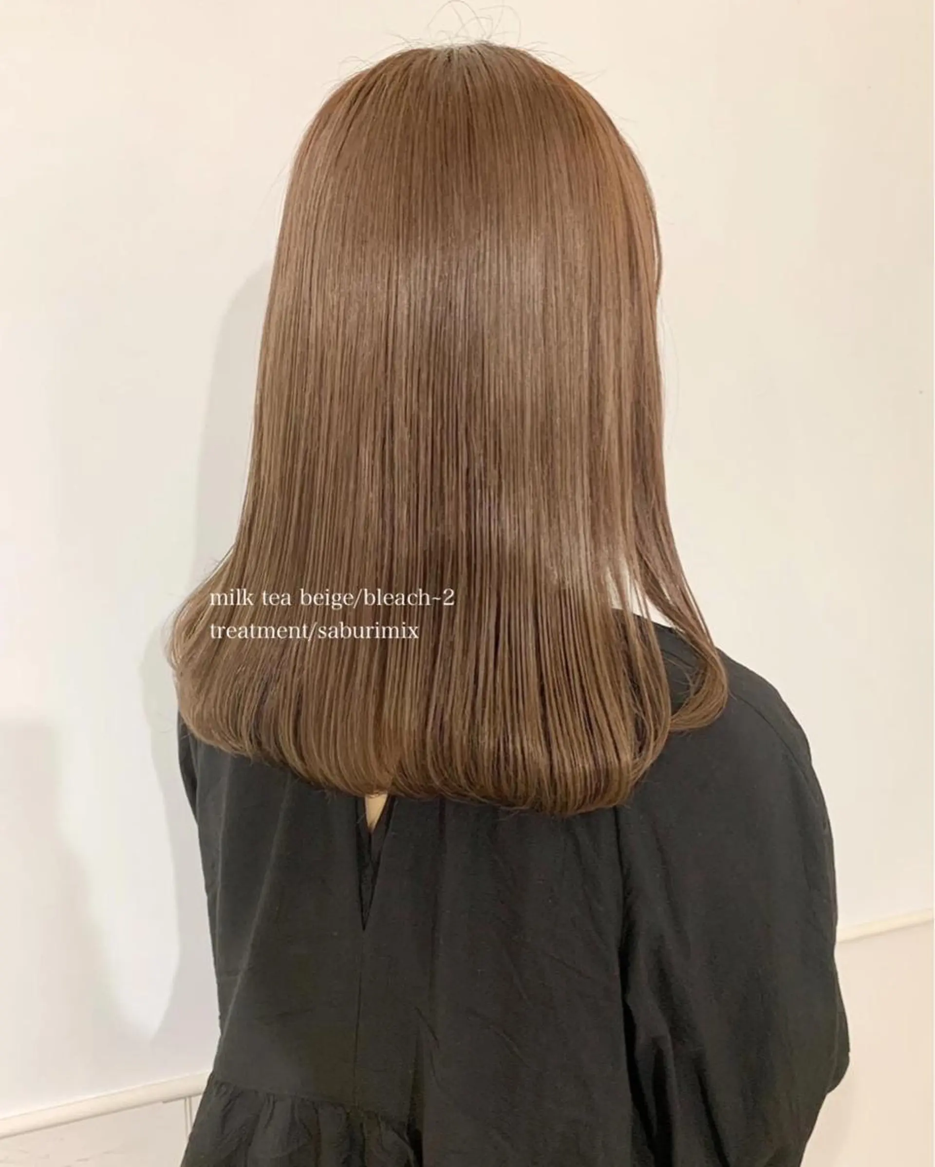 ミディアム カラー Parve  Mix /板野妃莉のヘアスタイル