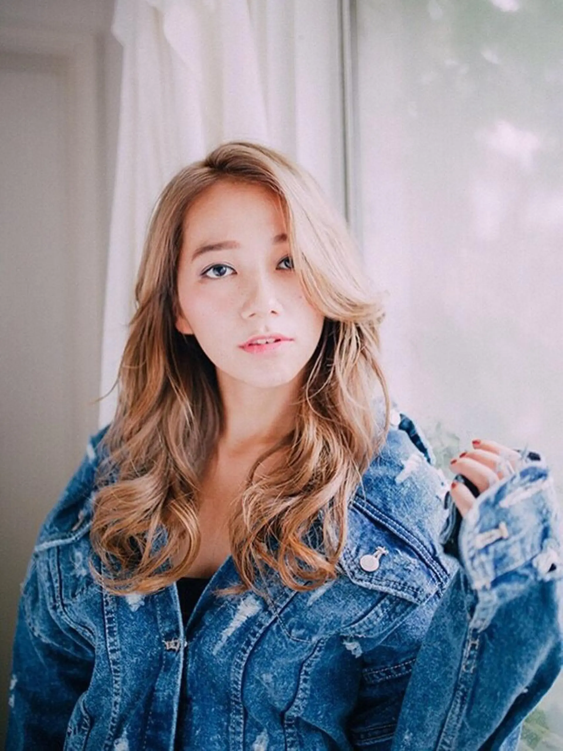 ロング カラー ハイトーンカラー 相武台ショート特化 💐川崎希💐のヘアスタイル