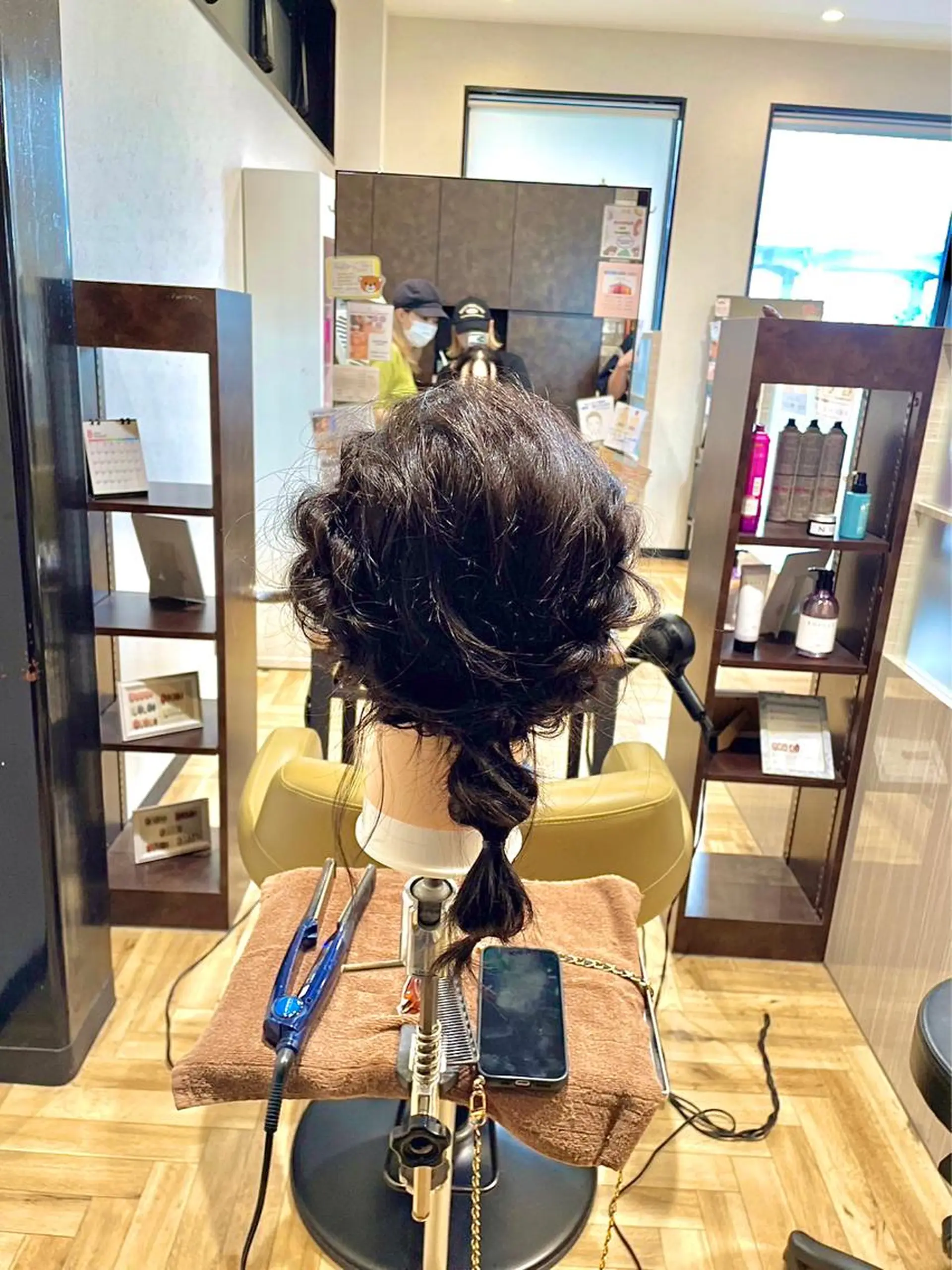 ミディアム ヘアセット レイビューティー豊田 丸山店アシスタントのヘアスタイル