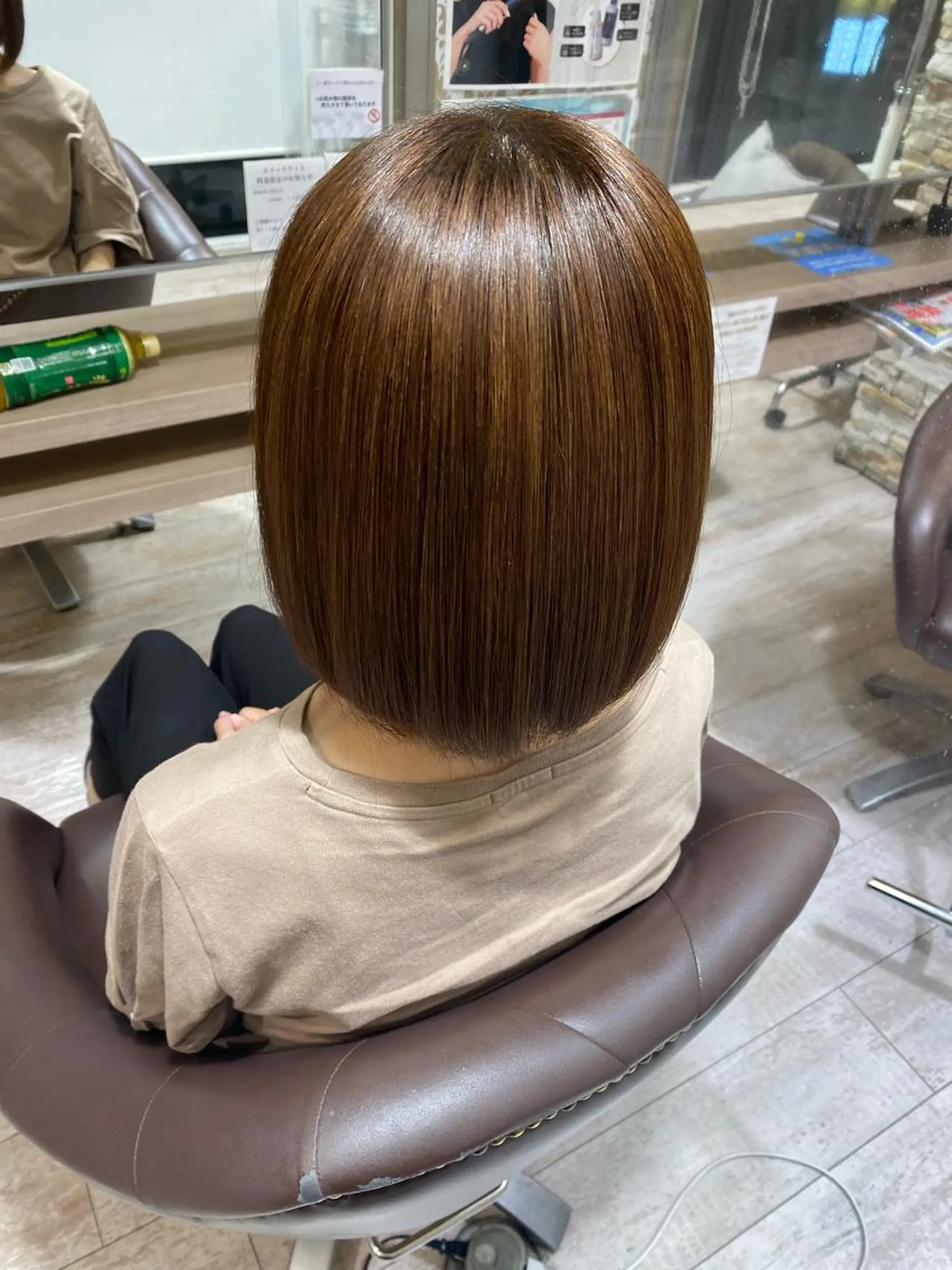 ショート 丸みショート ショートヘア 縮毛矯正 縮毛矯正 髪質改善専門店 mariposa 森ノ宮店所属・鯉谷 僚 ／縮毛矯正のヘアスタイル