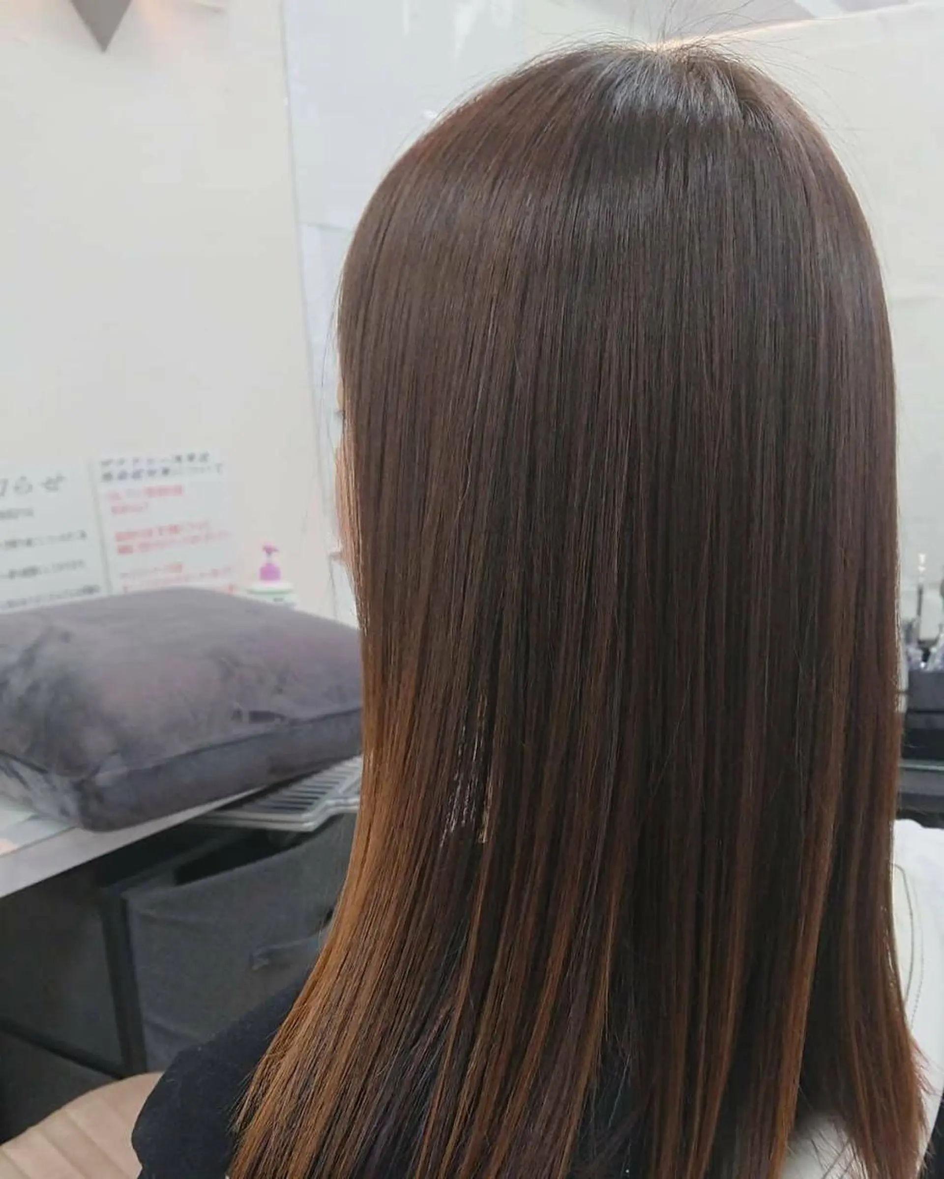 ロング カラー ブラウンカラー カット ヘアカラー 大内 雅生のヘアスタイル
