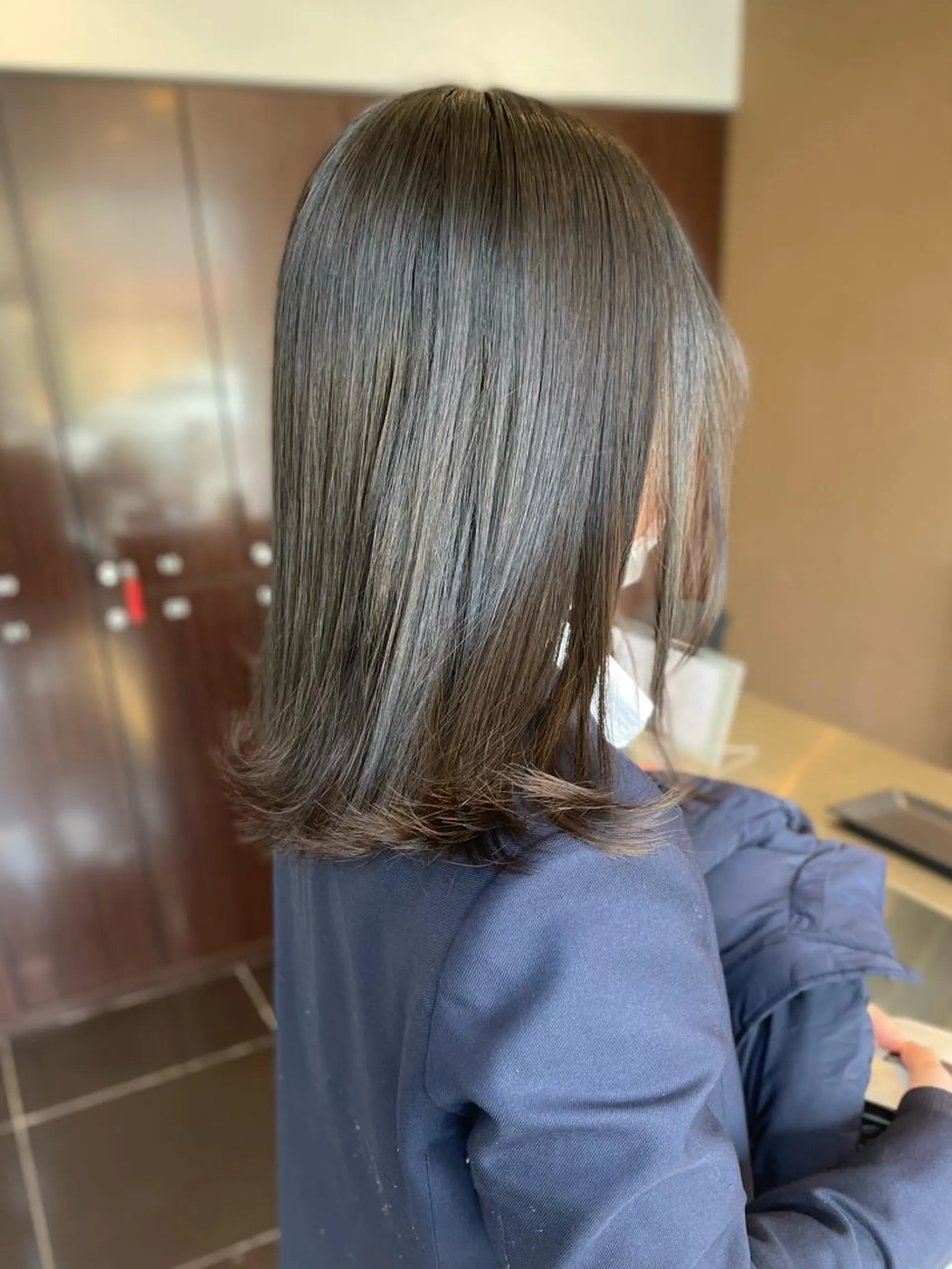 セミロング 坂尻 嘉珠也のヘアスタイル