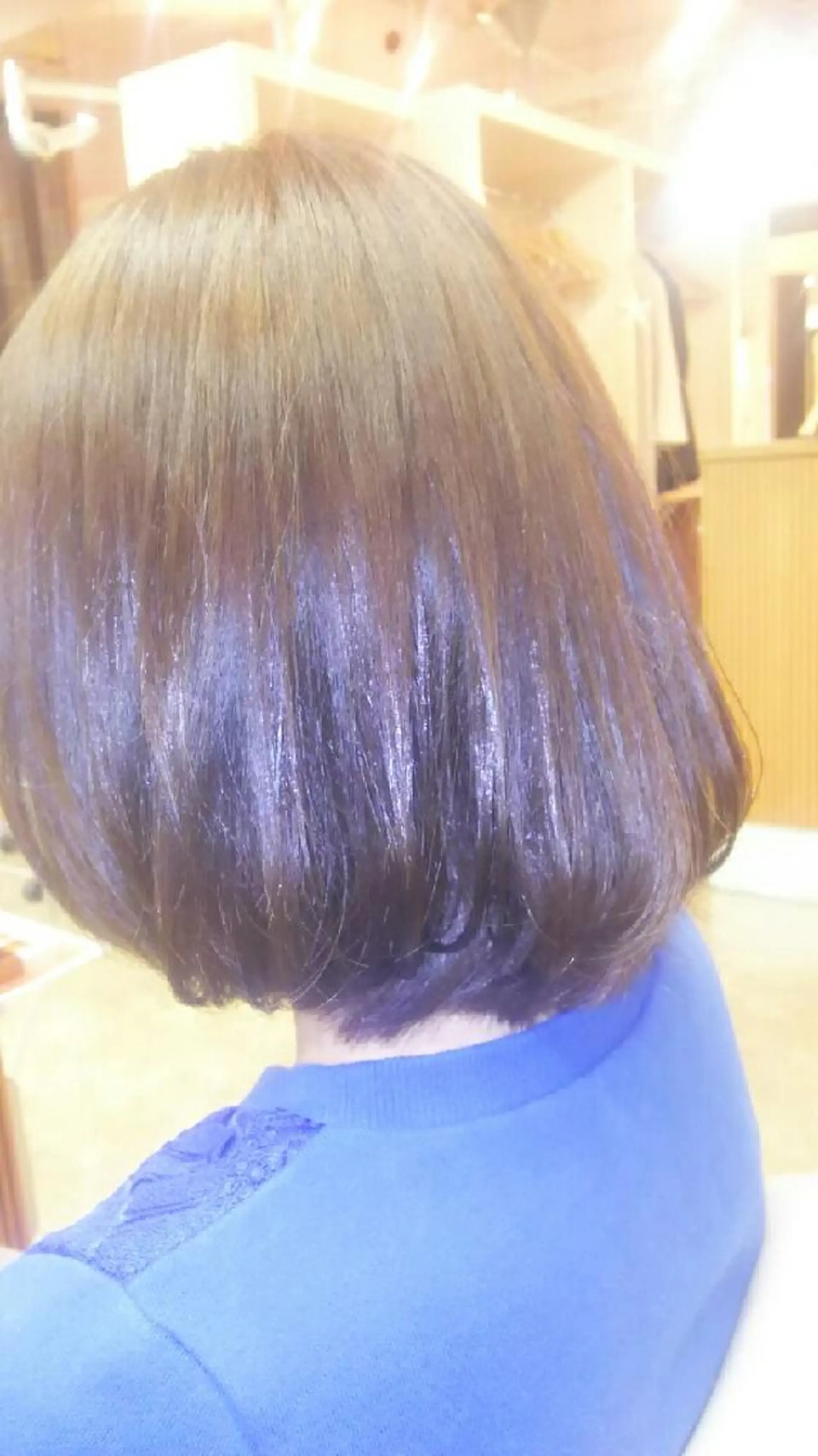 ミディアム カラー アッシュ 透明感カラー 脇田 雄大のヘアスタイル