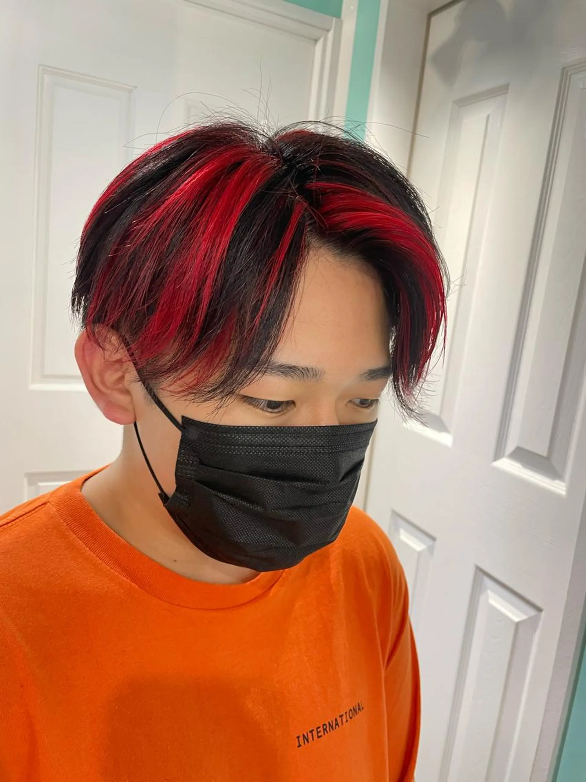 ショート ハイライト 韓国風ヘア Matina hair所属・原 千景のヘアスタイル