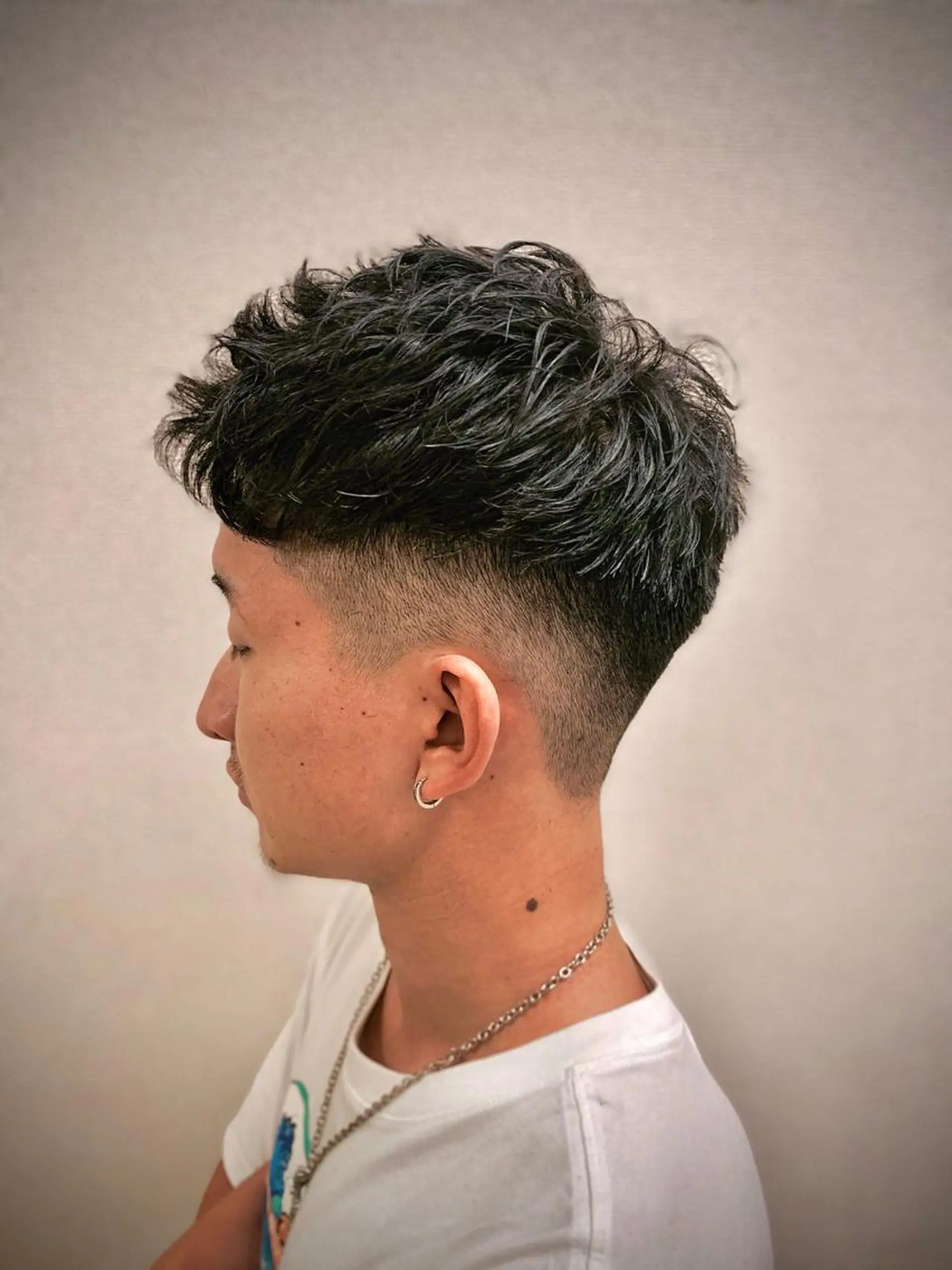 ショート パーマ メンズ HIROGINZA ヒロ銀座 青山所属・マツオ リュウホウ🐉のヘアスタイル