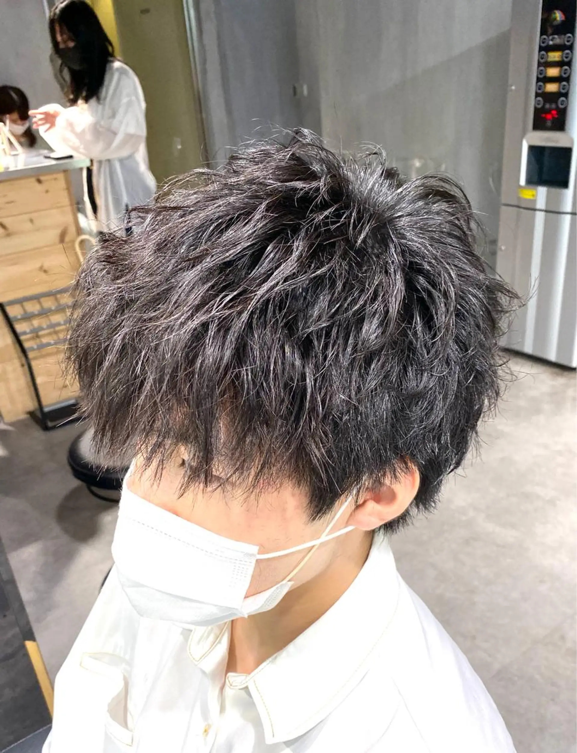 パーマ メンズ カット パーマ トリートメント ヘアセット Loy所属・メンズヘアの達人 パーマ 縮毛矯正🔷のヘアスタイル