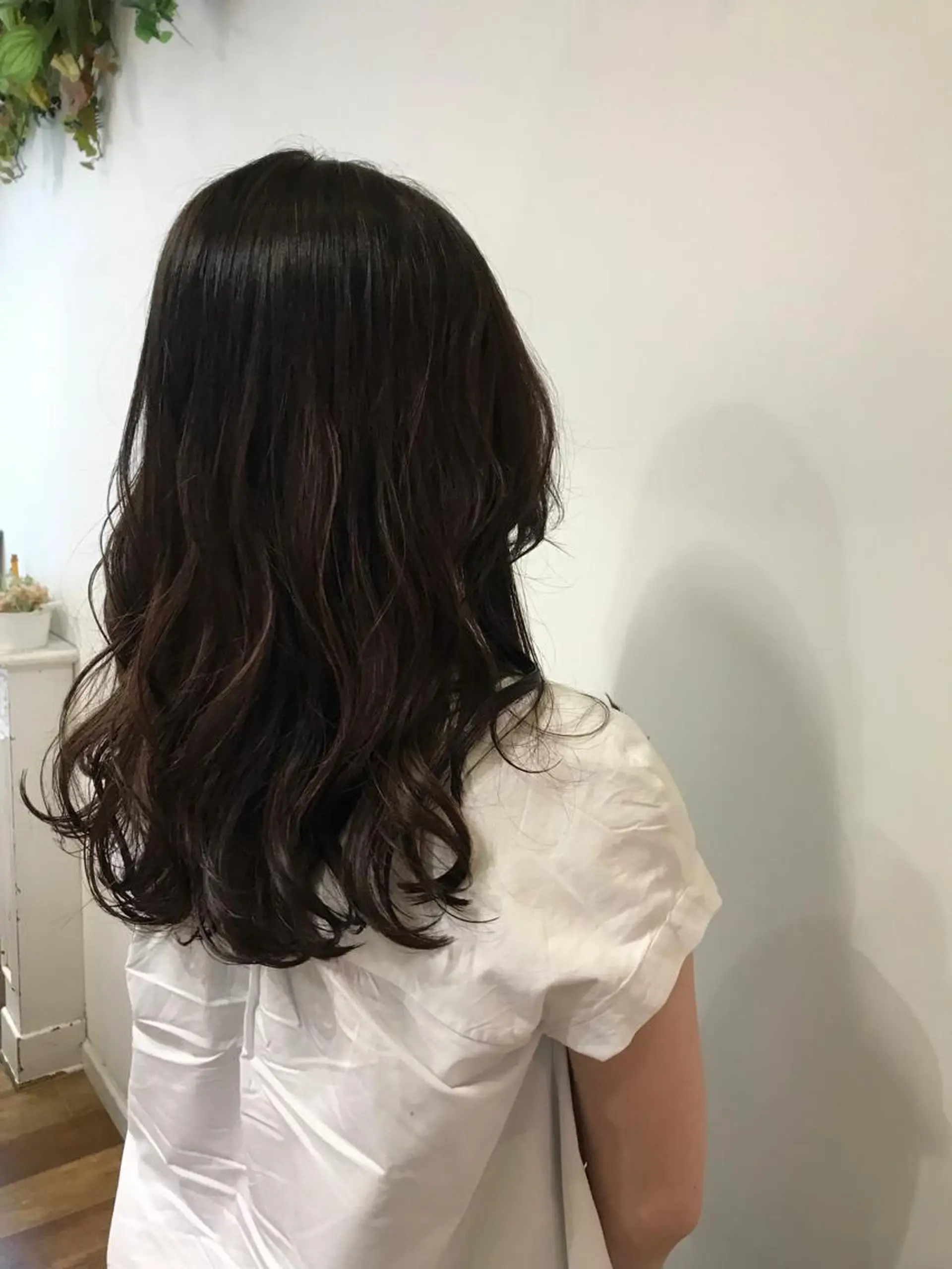 ロング カラー いけだ　ひかり ハイライトくびれヘアのヘアスタイル