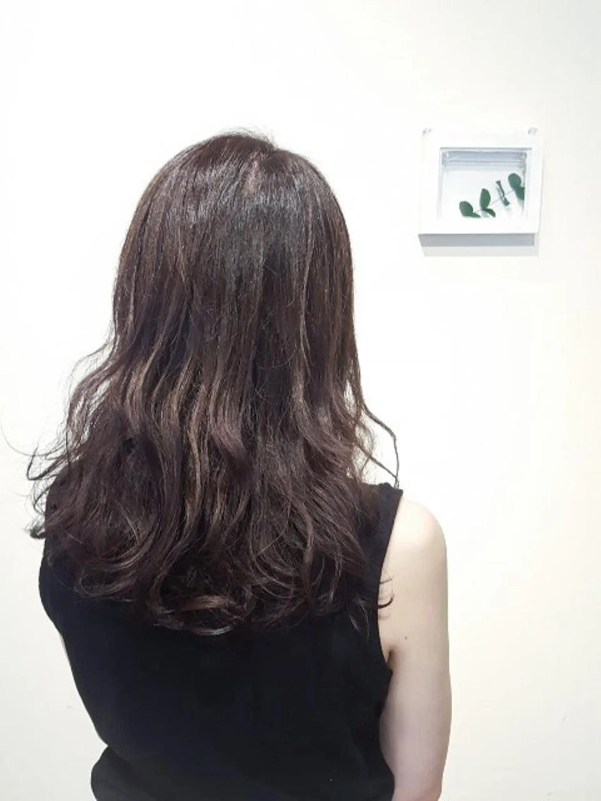 ロング カラー アッシュ バイオレットカラー バイオレットアッシュ 尾野 恭平のヘアスタイル