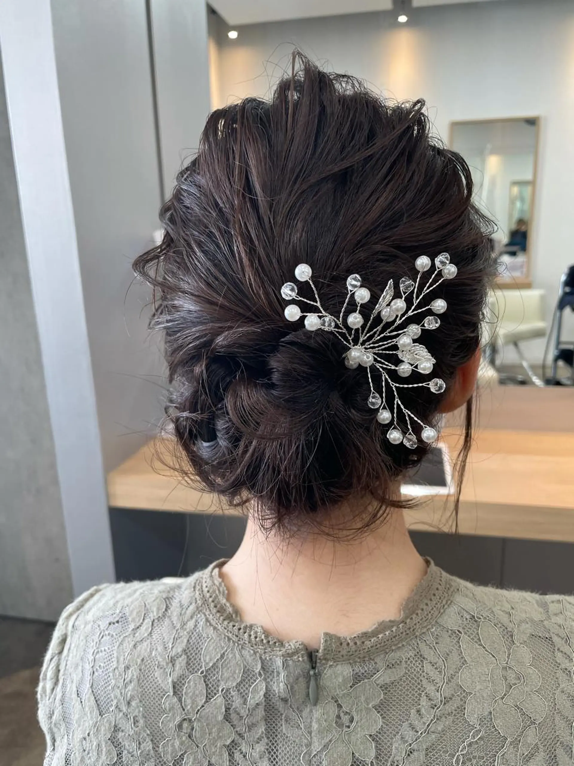 セミロング カット ヘアセット N°rico川喜田 里衣のヘアスタイル