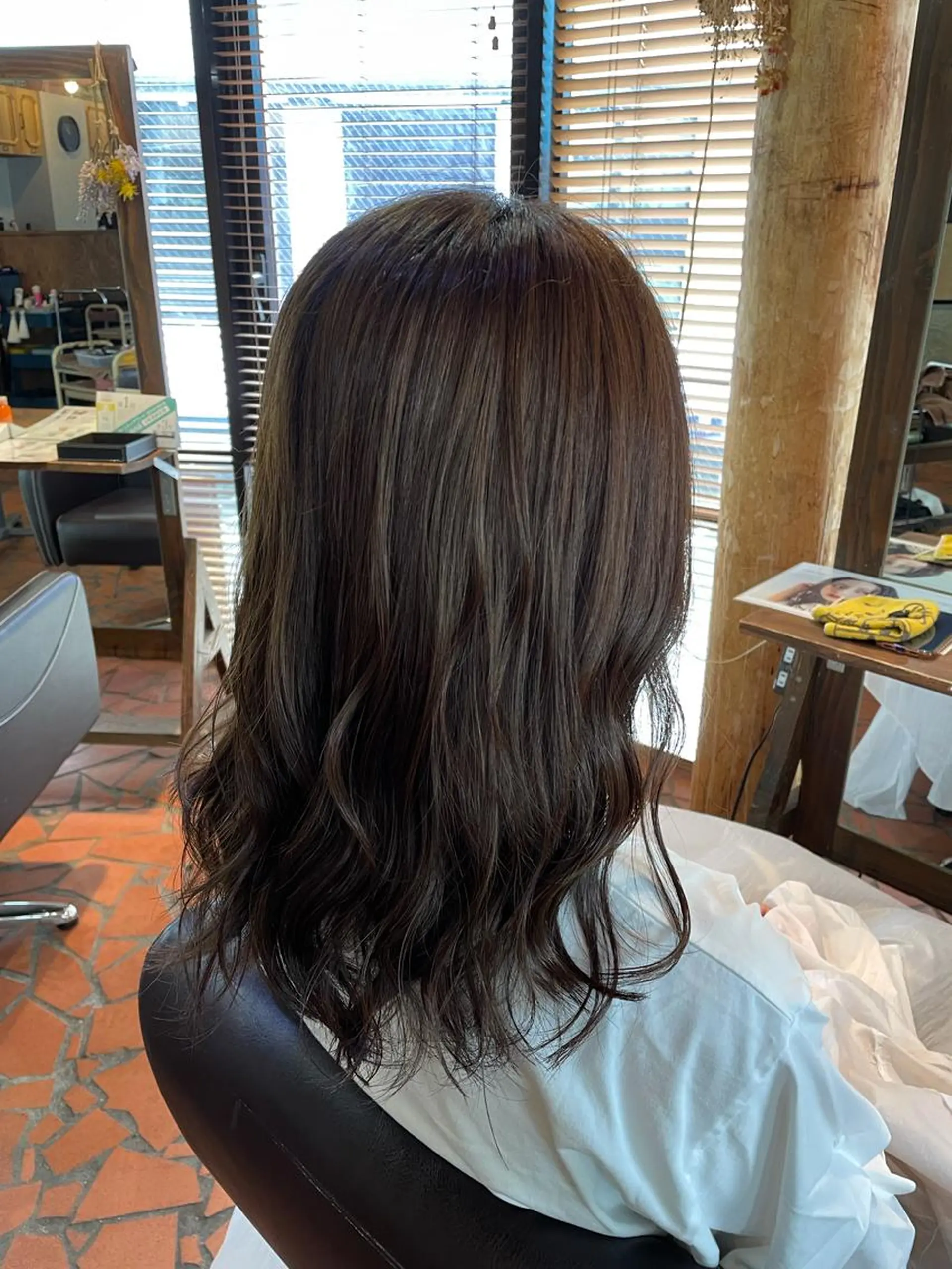 ロング カラー ベージュカラー ブラウンカラー ブラウンベージュ メンズパーマ🌀/ 中村郁未のヘアスタイル