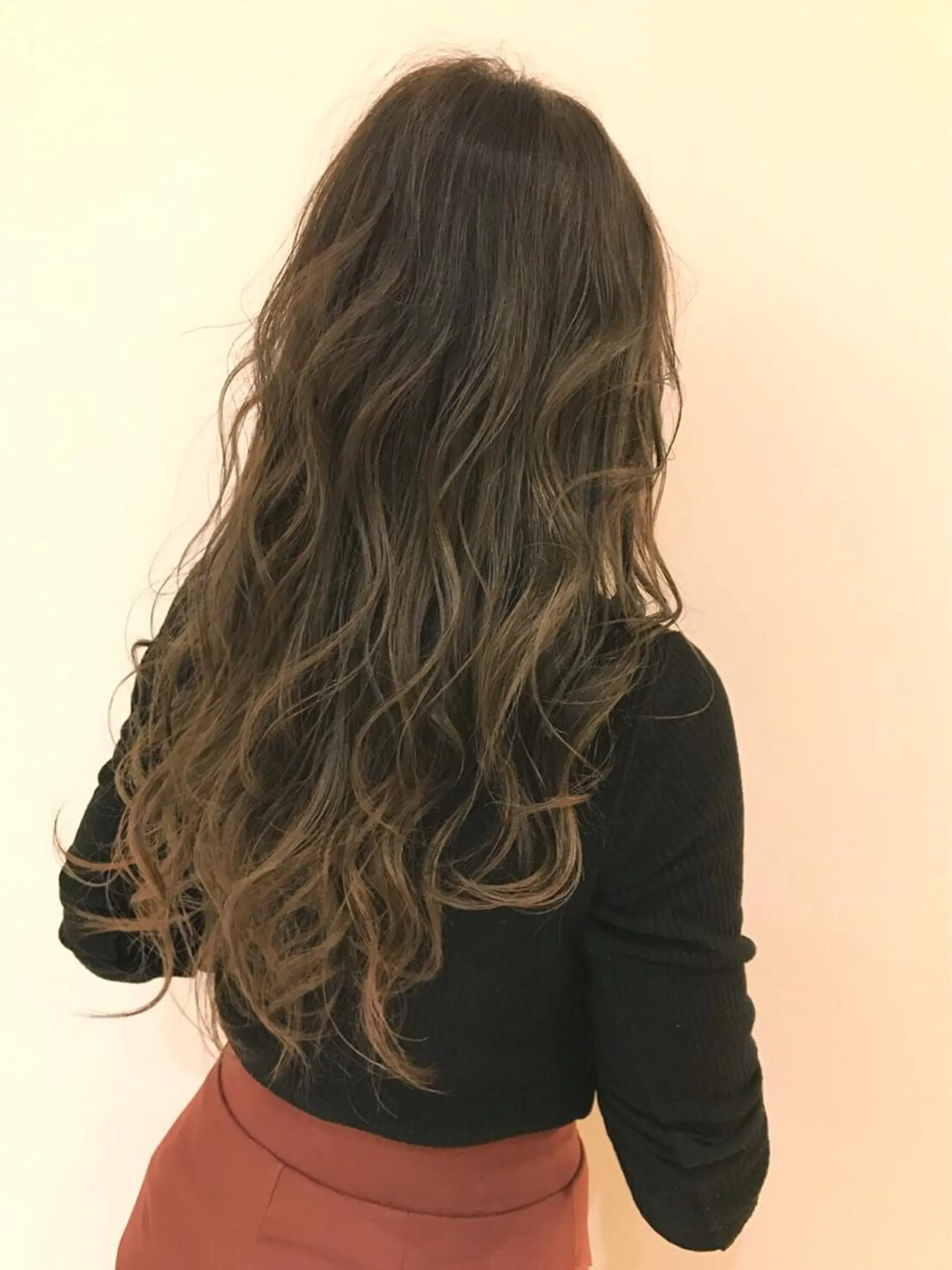 ロング カラー シールエクステ⭐️ オオミタクヤのヘアスタイル