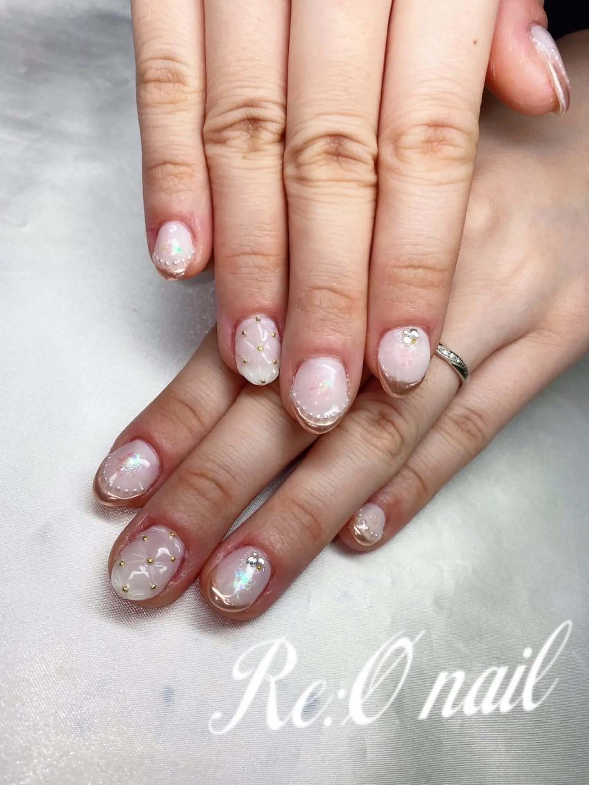 ネイル ハンドネイル Re:Ø nail 🩵TSUJIのネイルデザイン