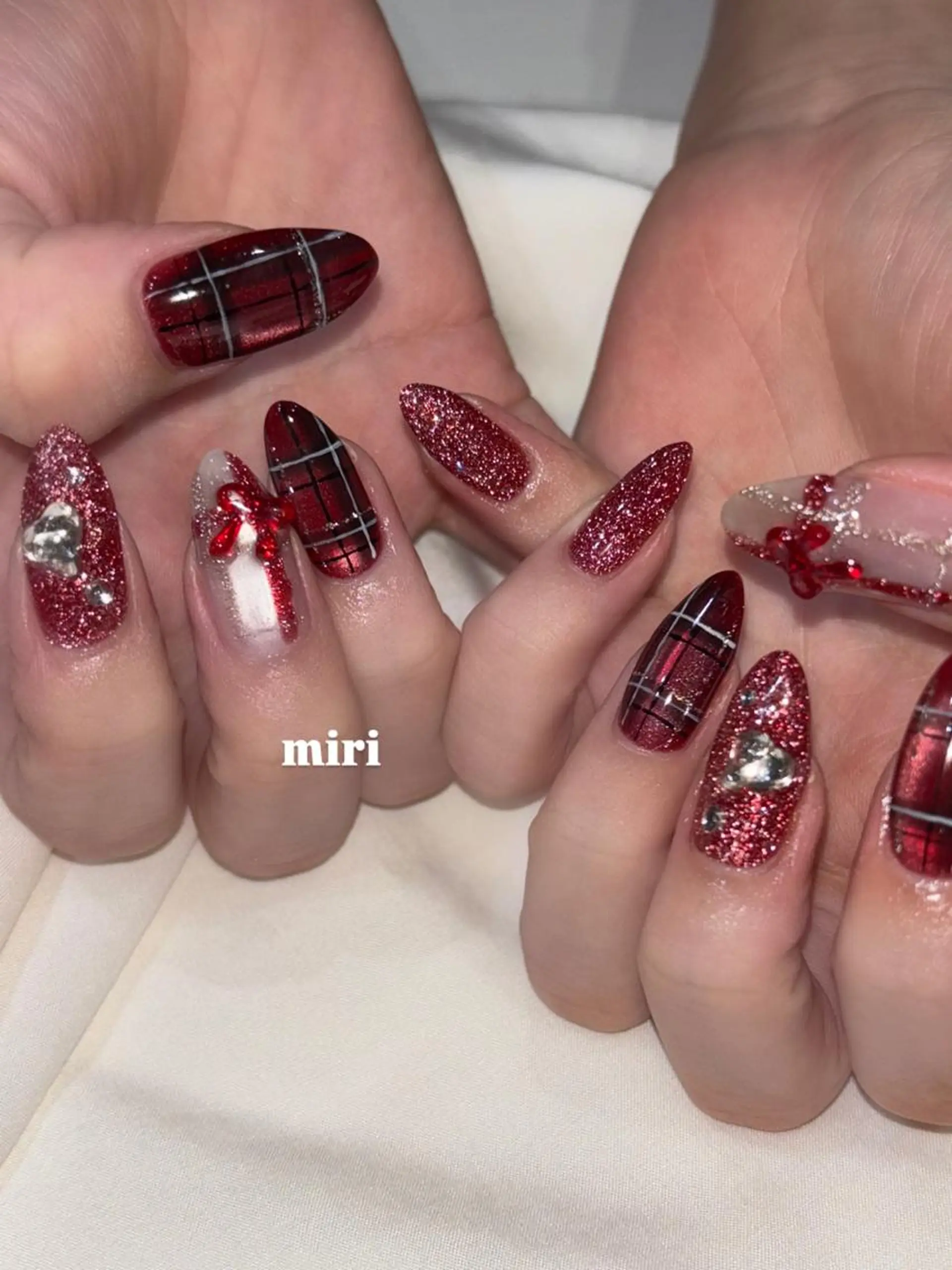 ネイル ハンドネイル 新宿代々木/韓国系 ワンホン/ayaのネイルデザイン