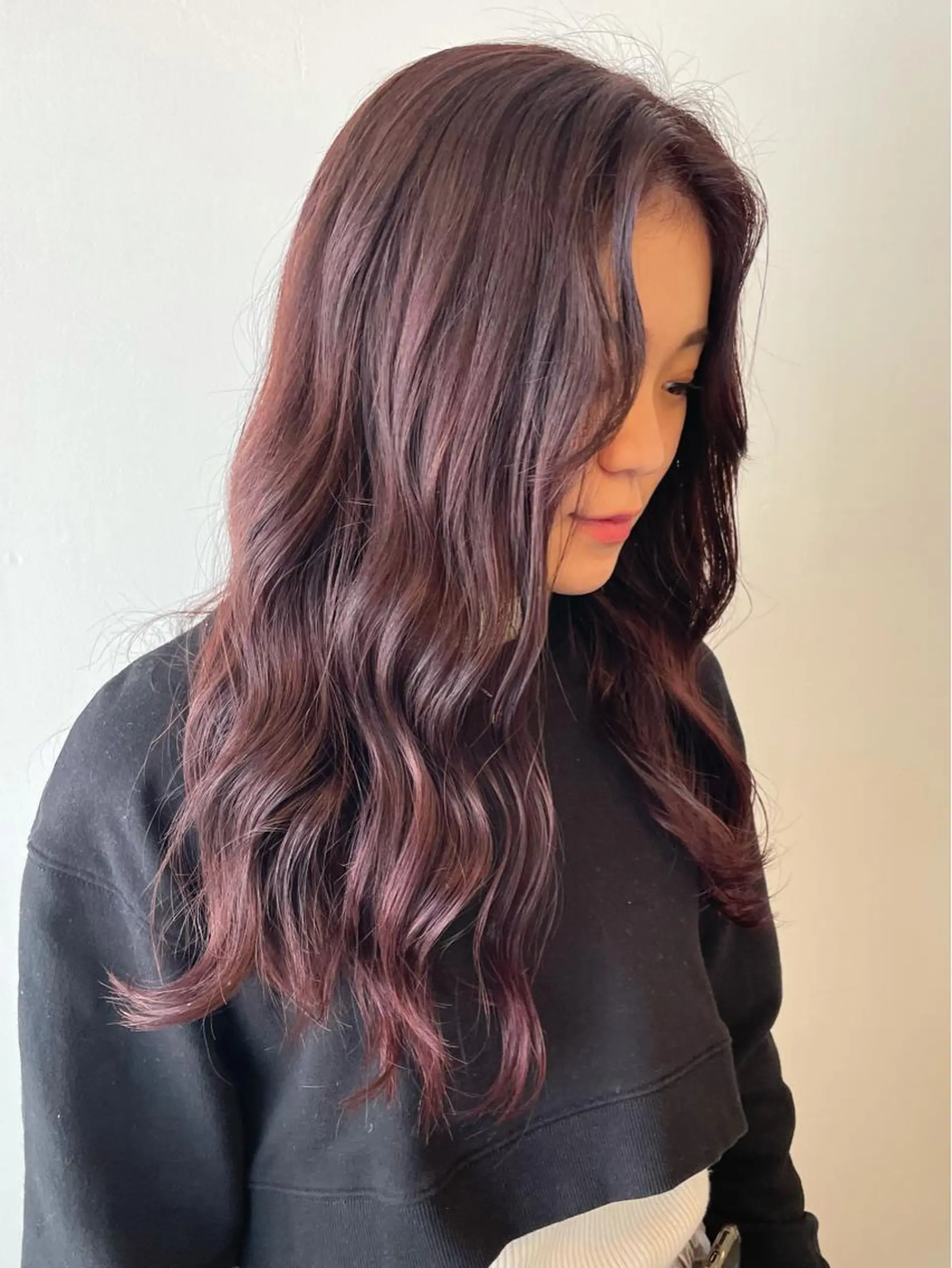 ロング カラー 安藤 佑衣のヘアスタイル