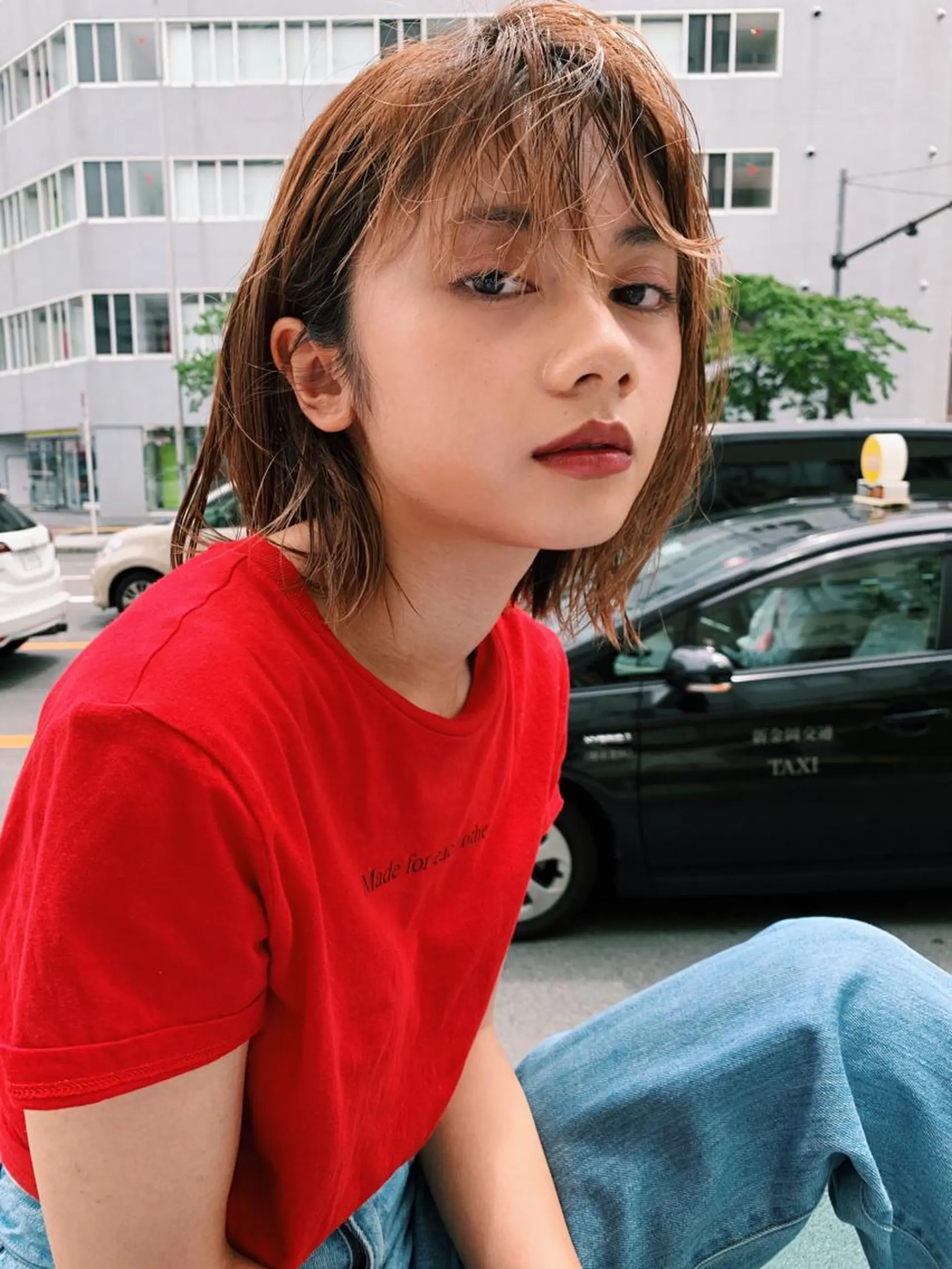 ショート カラー ボブ PAIR DAISUKEのヘアスタイル