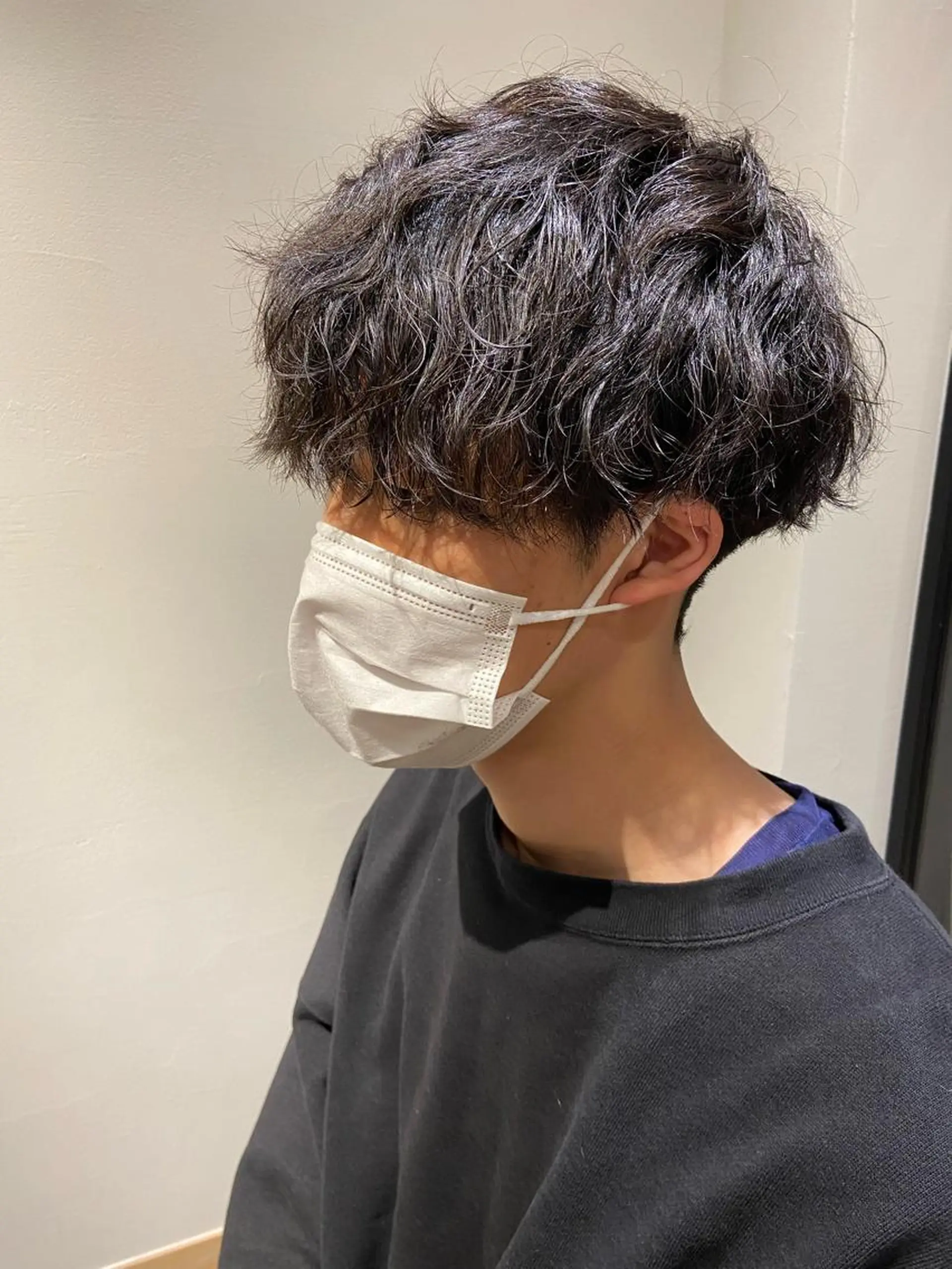 パーマ メンズ メンズパーマ 波巻きパーマ 津田 七美希のヘアスタイル