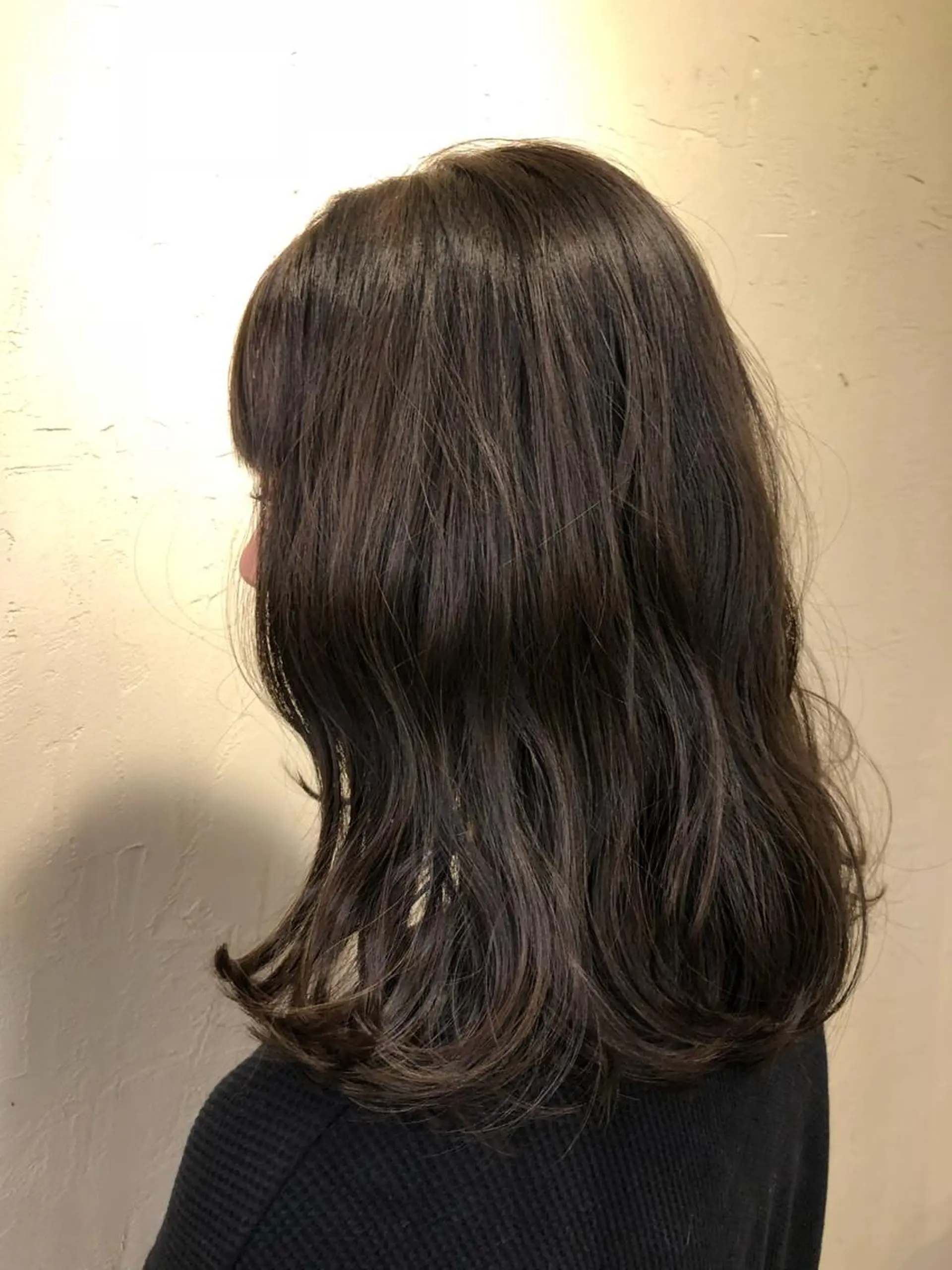 セミロング カラー 馬場 瑞穂のヘアスタイル