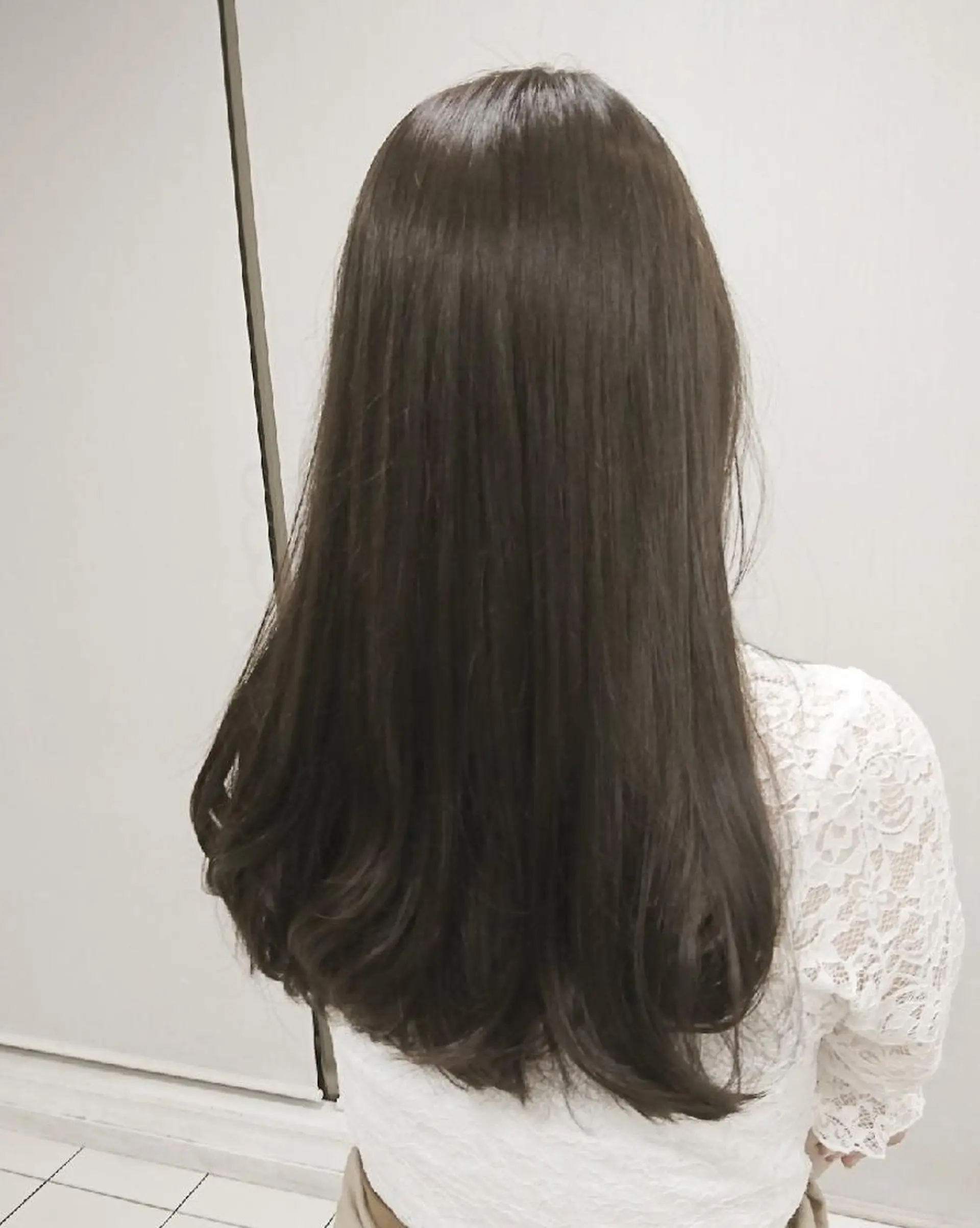 ロング カラー アッシュ アッシュブラウン ブラウンカラー 💎大人ハイライト 💎上杉一也💎のヘアスタイル