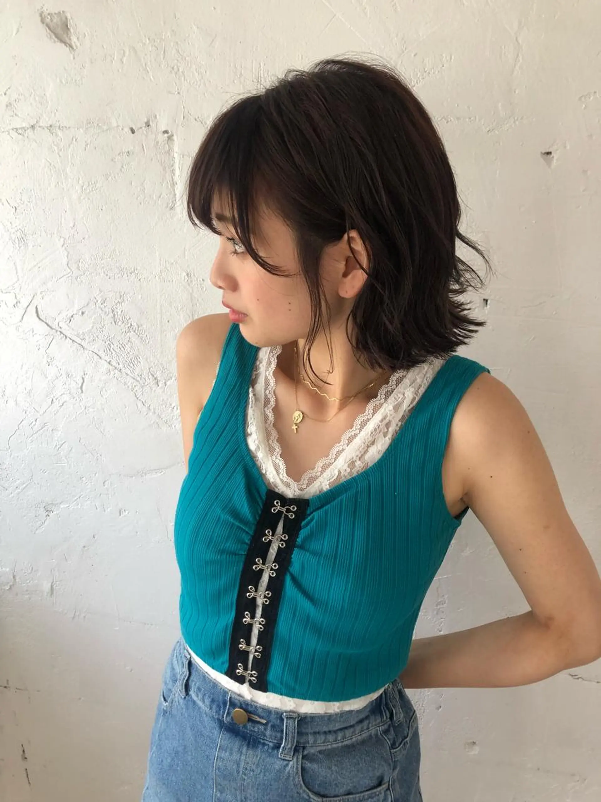 ショート ショートボブ ボブ 髪質改善 韓国風ヘア シースルーバング BACANCES〜バカンス〜所属・👑👑👑👑工藤 敬👑👑👑👑のヘアスタイル