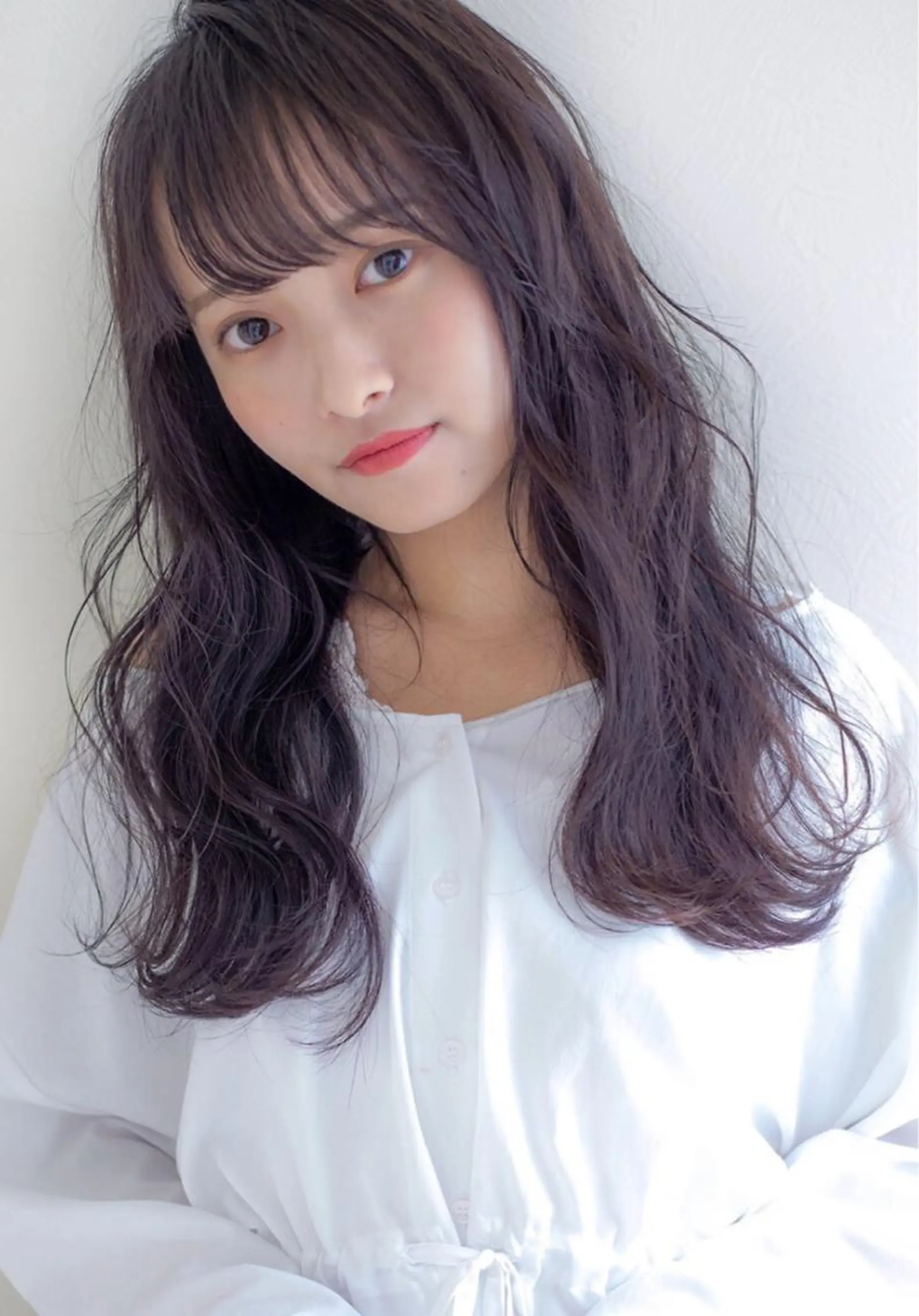 ロング カラー パーマ ヘアアレンジ ネイル マツエク・マツパ 韓国ヘア特化型美容師 カワノマイ🇰🇷のヘアスタイル