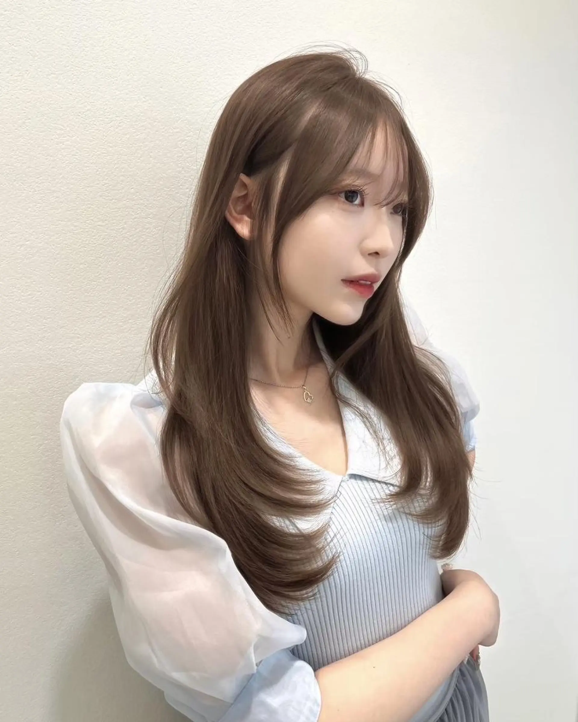 ロング カラー 🌿赤み消しカラー 🌿THEATERのヘアスタイル