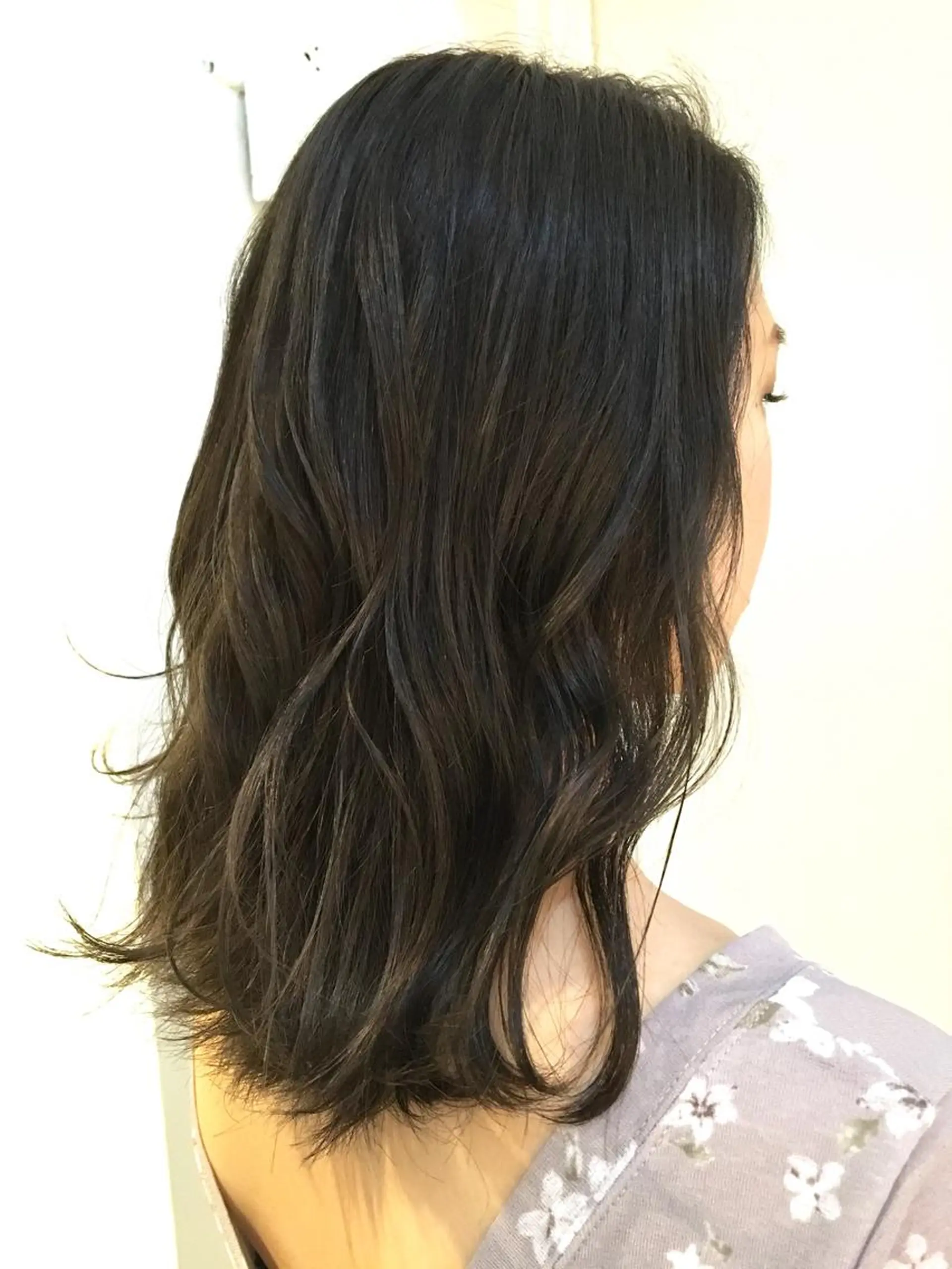 ミディアム カラー グレージュ 半個室女性salon 🩰Natsumiのヘアスタイル